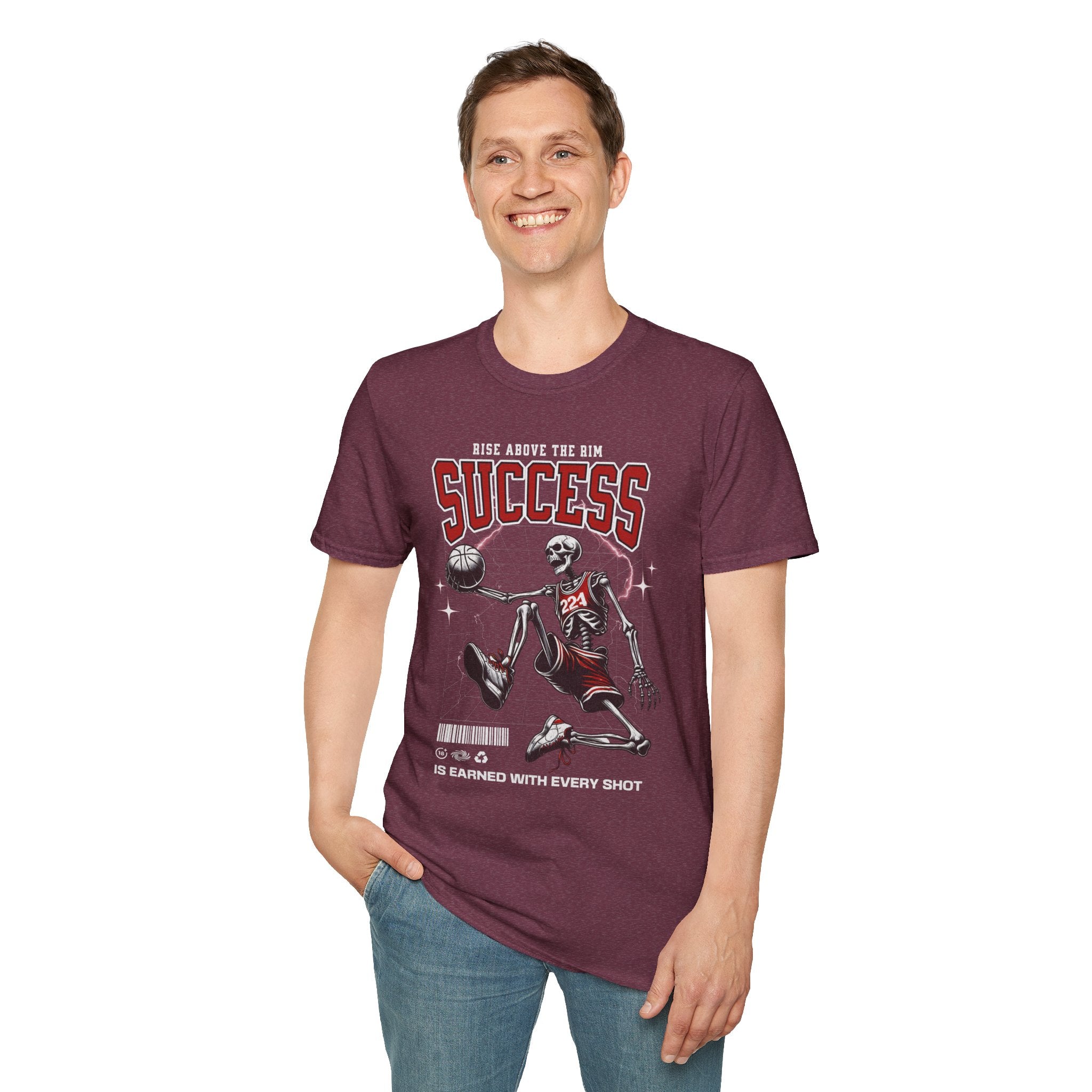 Rise Above the Rim Basketball T-Shirt