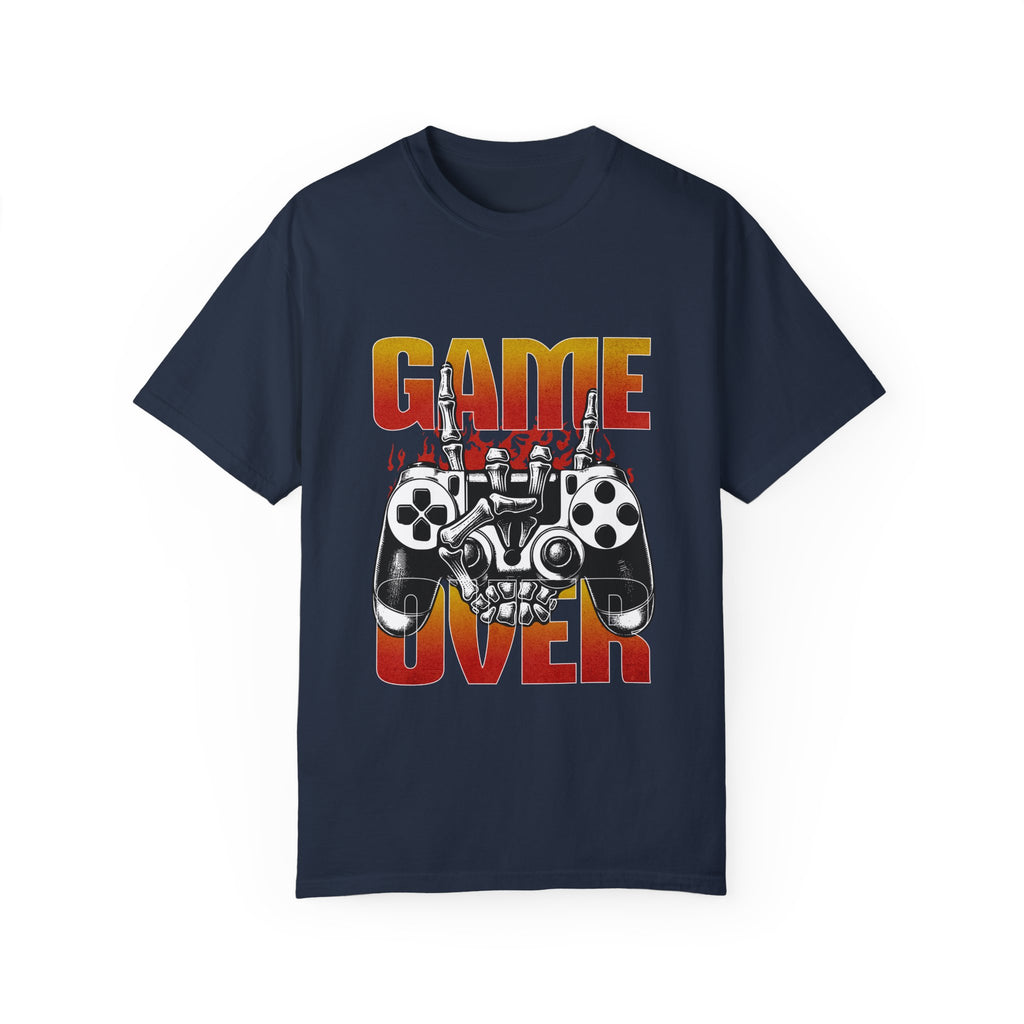 Skeleton Gamer Game Over T-shirt