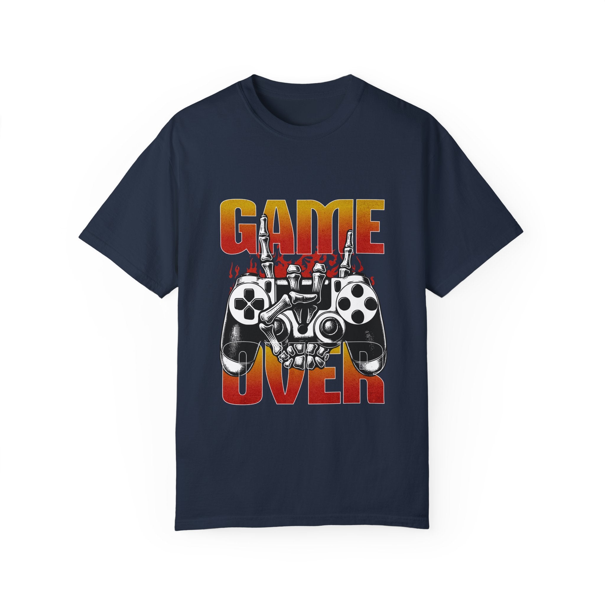 Skeleton Gamer Game Over T-shirt