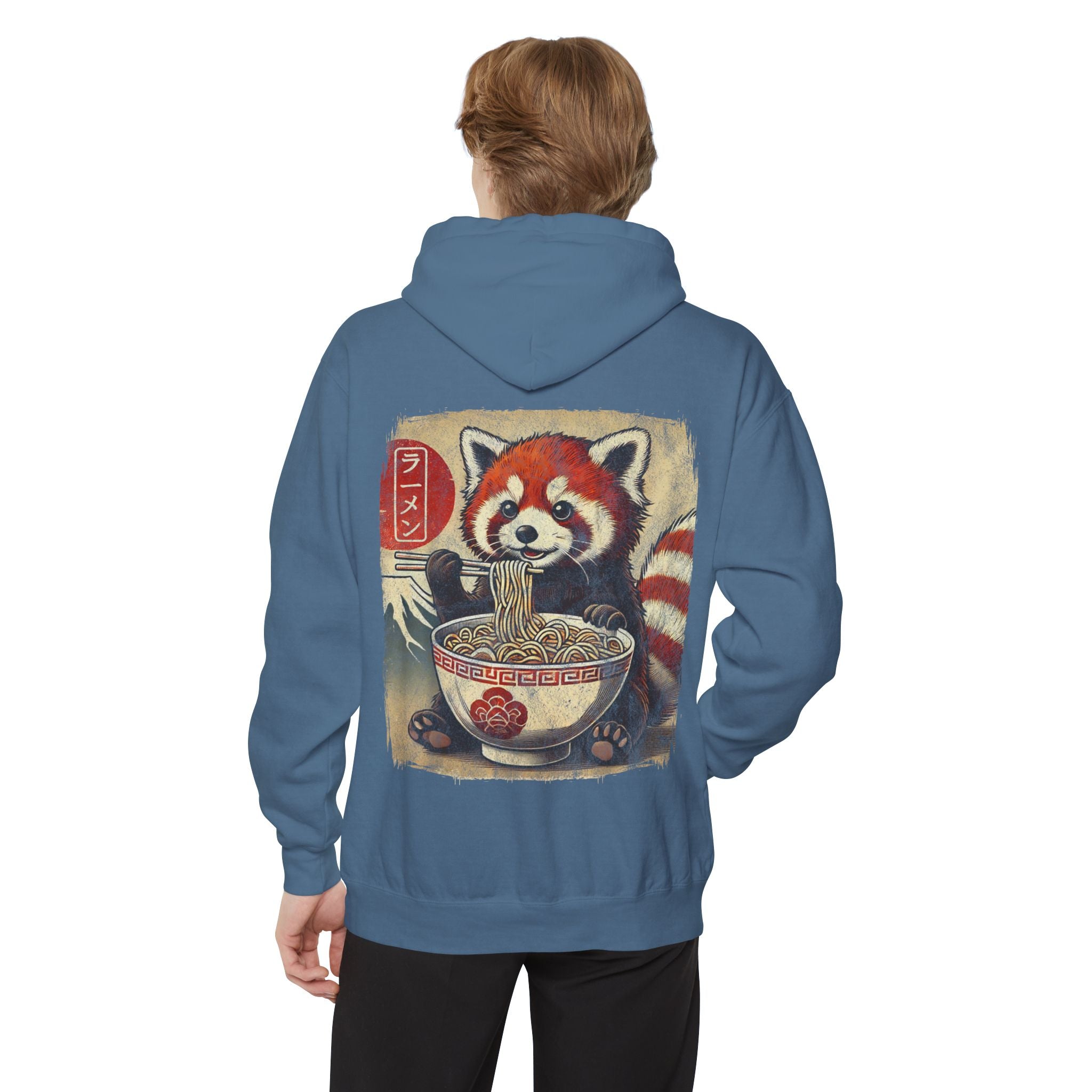 Japanese Anime Red Panda Ramen Hoodie