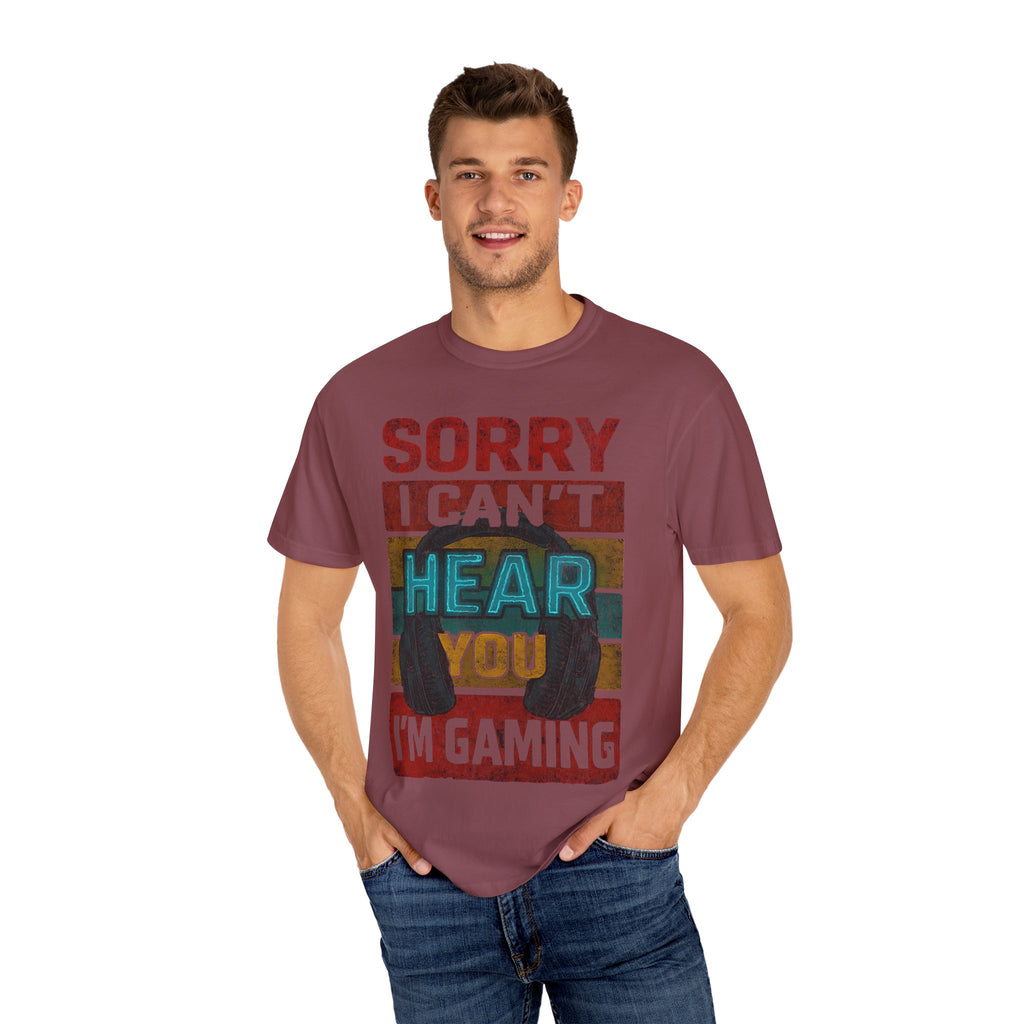 I Can’t Hear You, I’m Gaming Retro Gamer T-Shirt