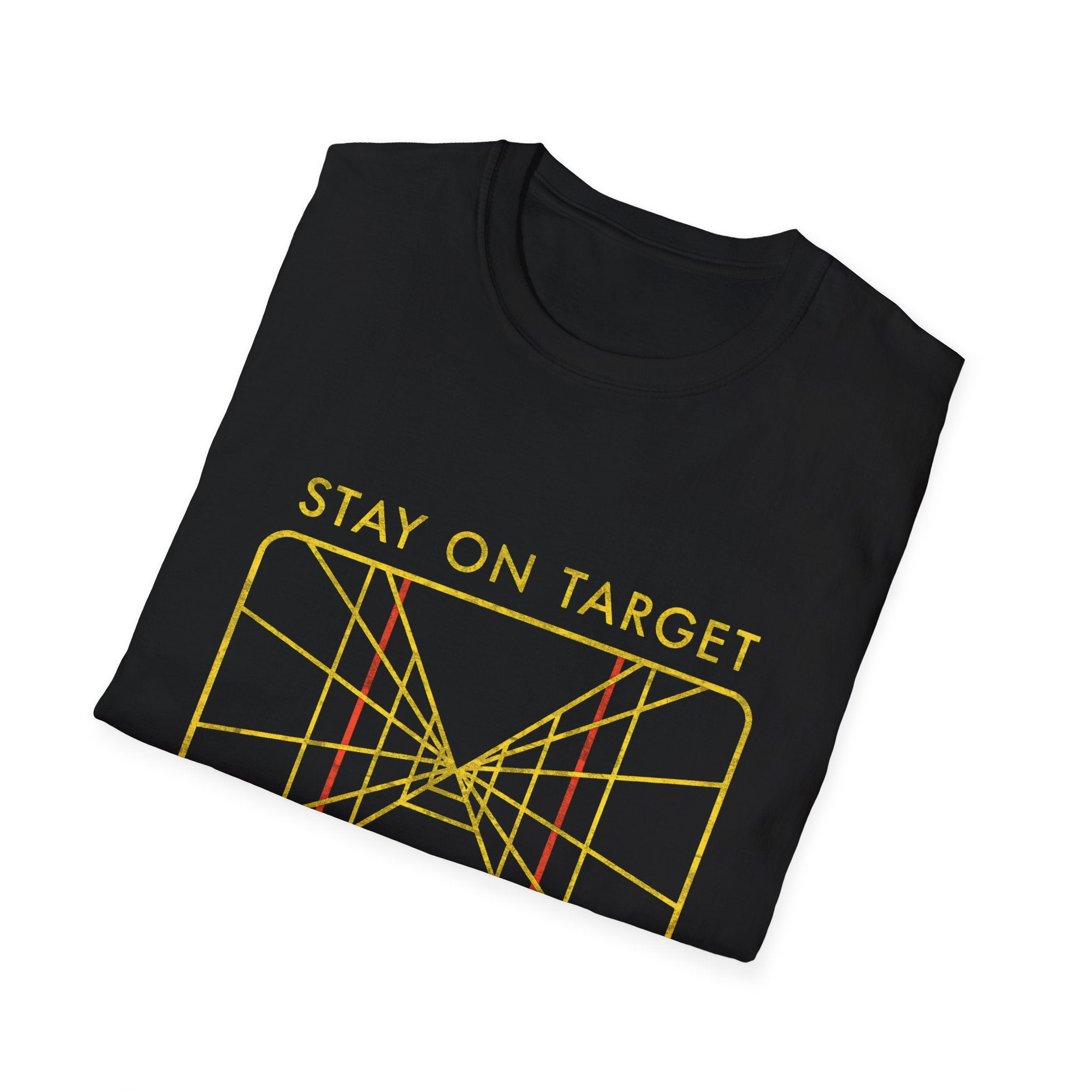 Funny Pop Culture Stay on Target Arcade Retro 80s T-shirt