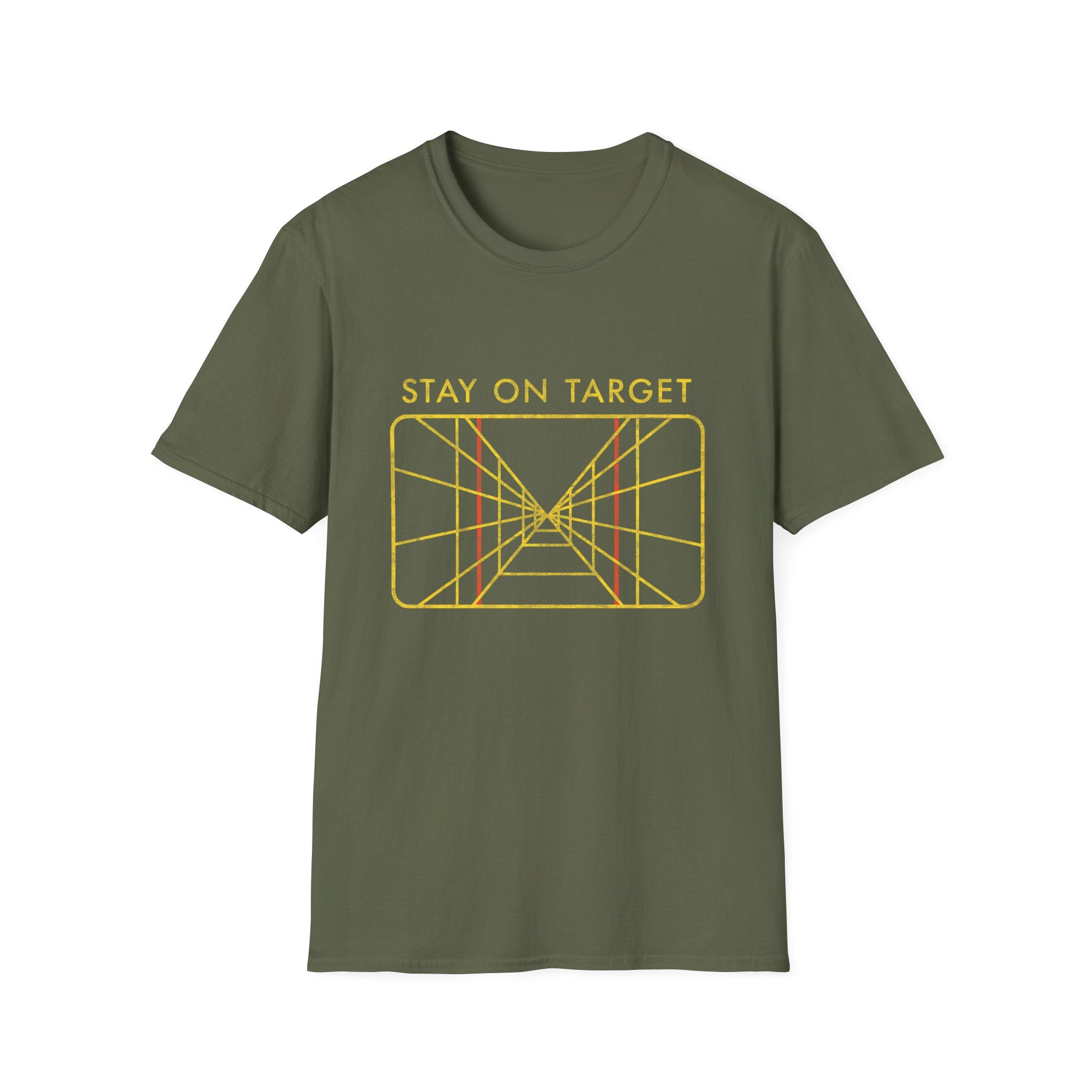 Funny Pop Culture Stay on Target Arcade Retro 80s T-shirt