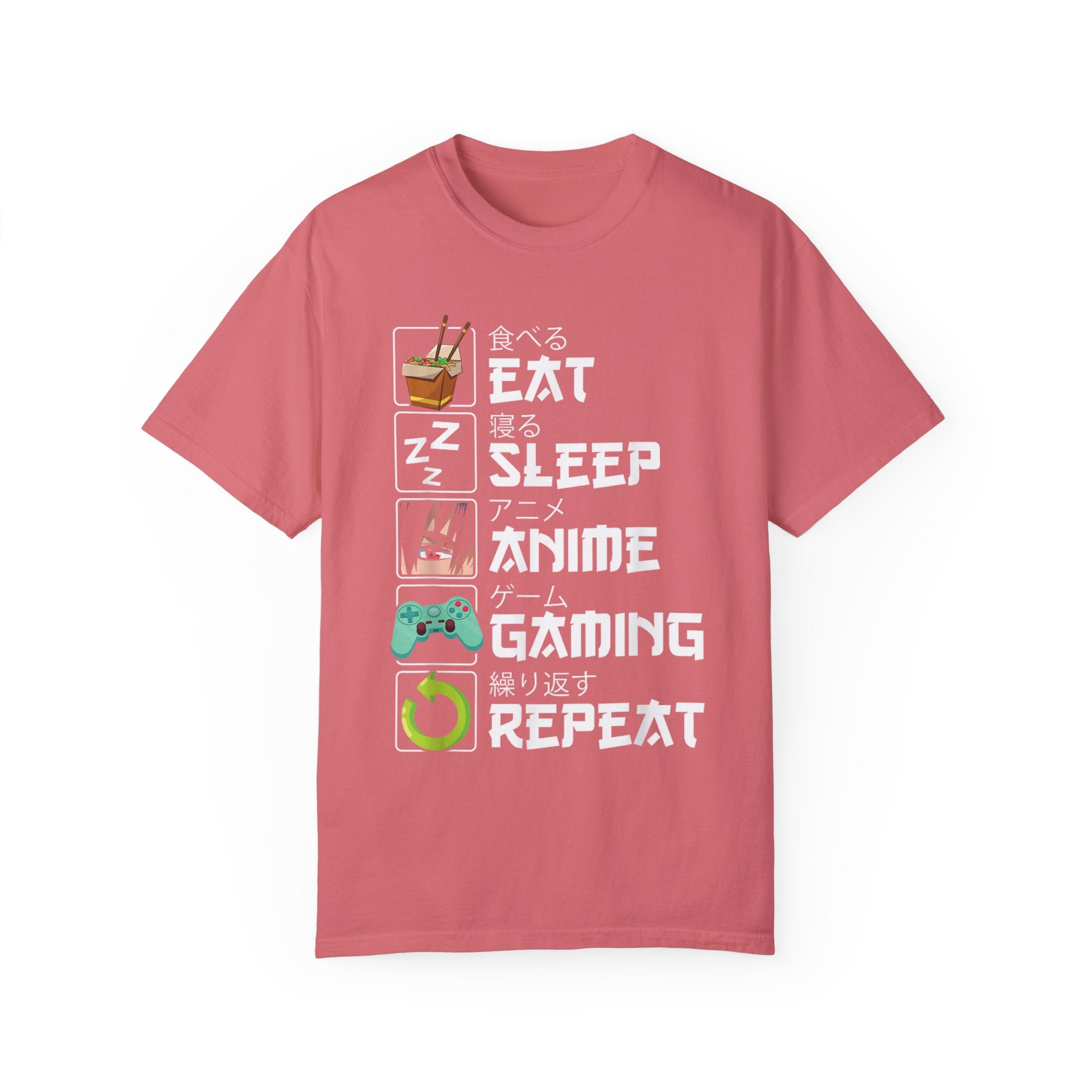 Eat Sleep Anime Gaming Repeat Anime Gaming T-shirt