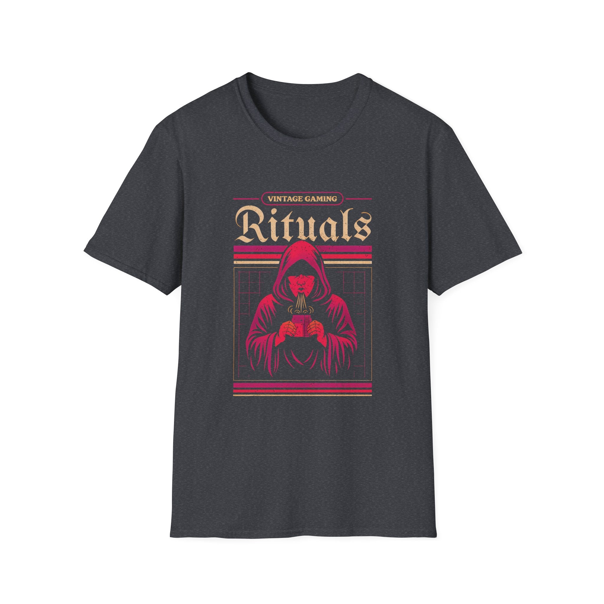 Vintage Gaming Rituals Retro Old School Gamer T-Shirt