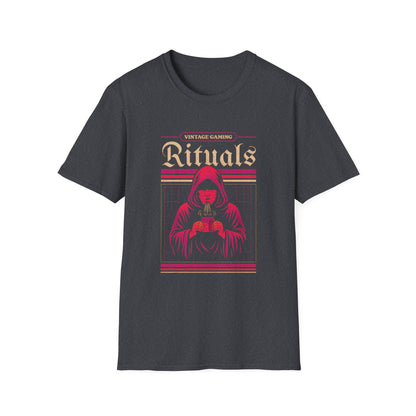 Vintage Gaming Rituals Retro Old School Gamer T-Shirt