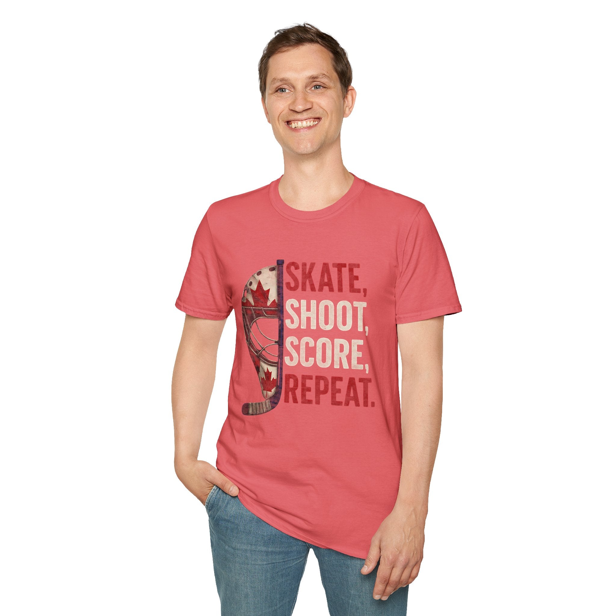 Hockey Skate Shoot Score Hockey Canada T-Shirt