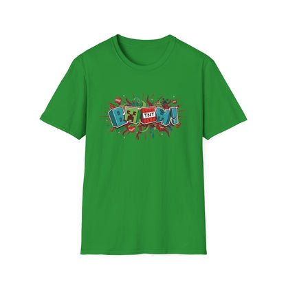 Funny Mining Gamer Pixel Boom Gaming Miner T-Shirt
