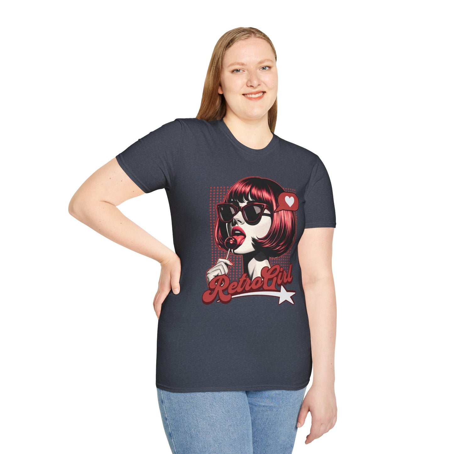 Good vibes Vintage 80s Old School Retro Girl T-Shirt