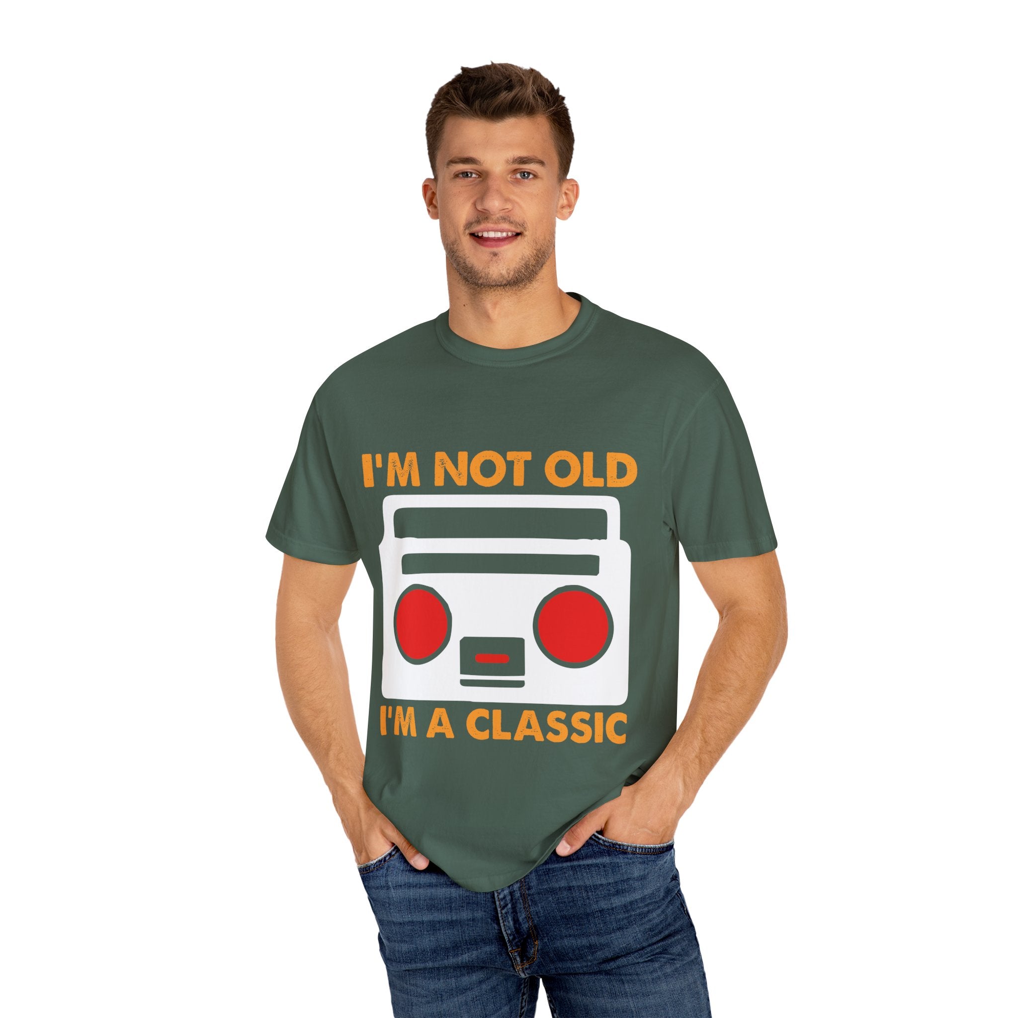 I'm Not Old, I'm a Classic – Retro Music Boombox T-shirt