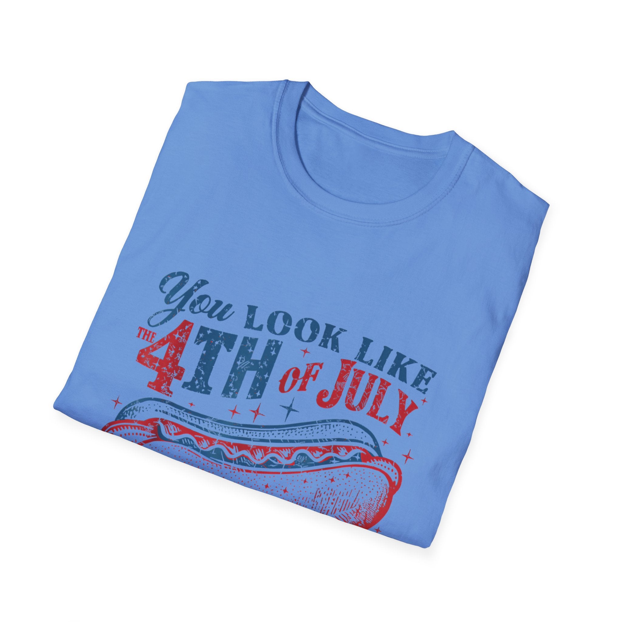 Hot Dog BBQ You Look like the 4th of July T-shirt