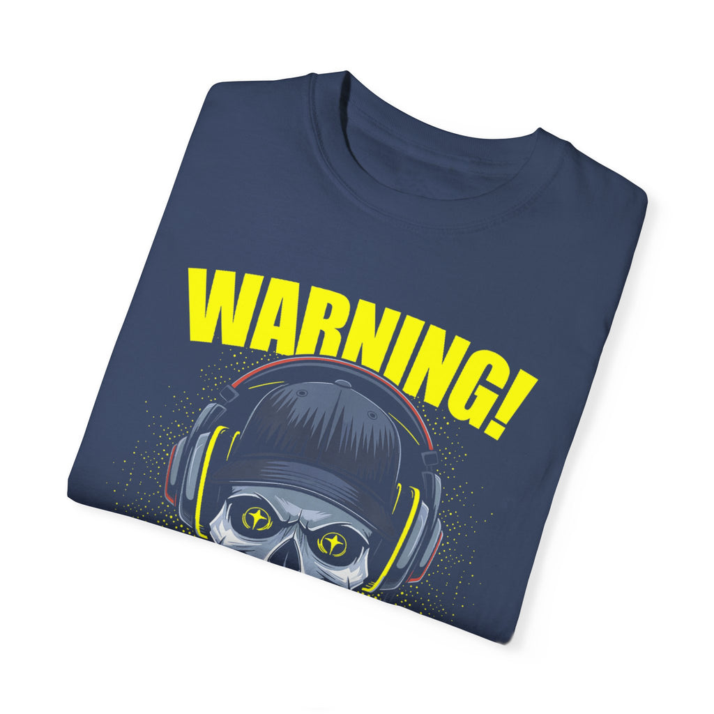 Warning: May Yell at Video Games Gamer T-shirt