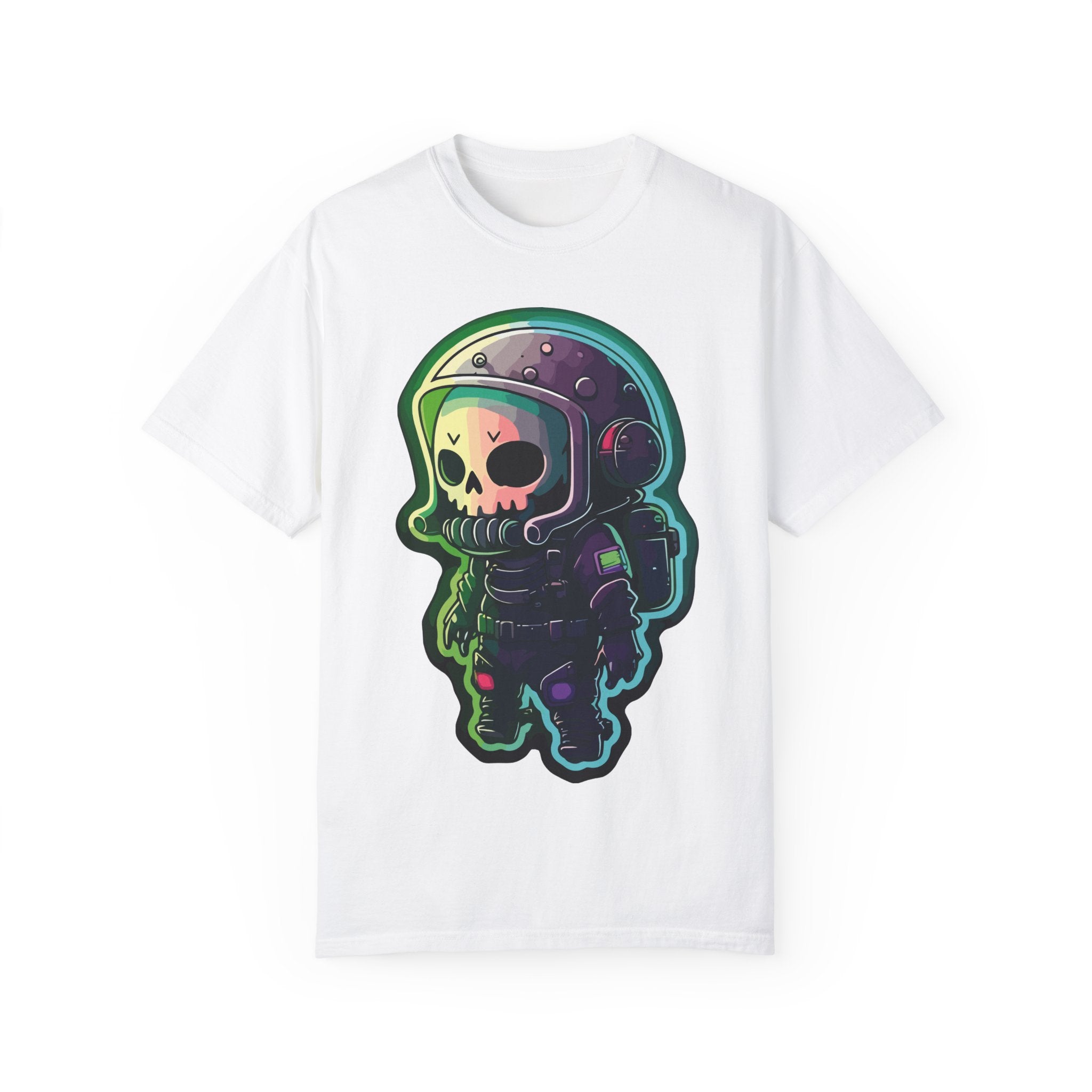 Funny Grim Reaper Astronaut Streetwear T-shirt