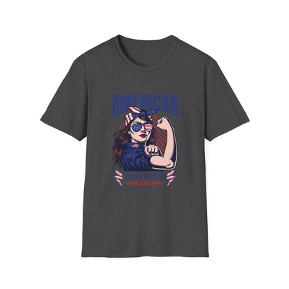 American Empowered Woman 4th of July Gifts Women's T-shirt