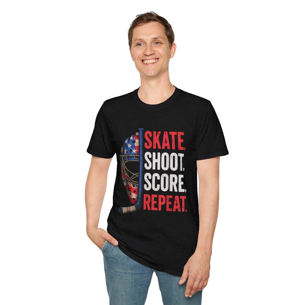 USA Hockey Skate Shoot Score Hockey T-Shirt