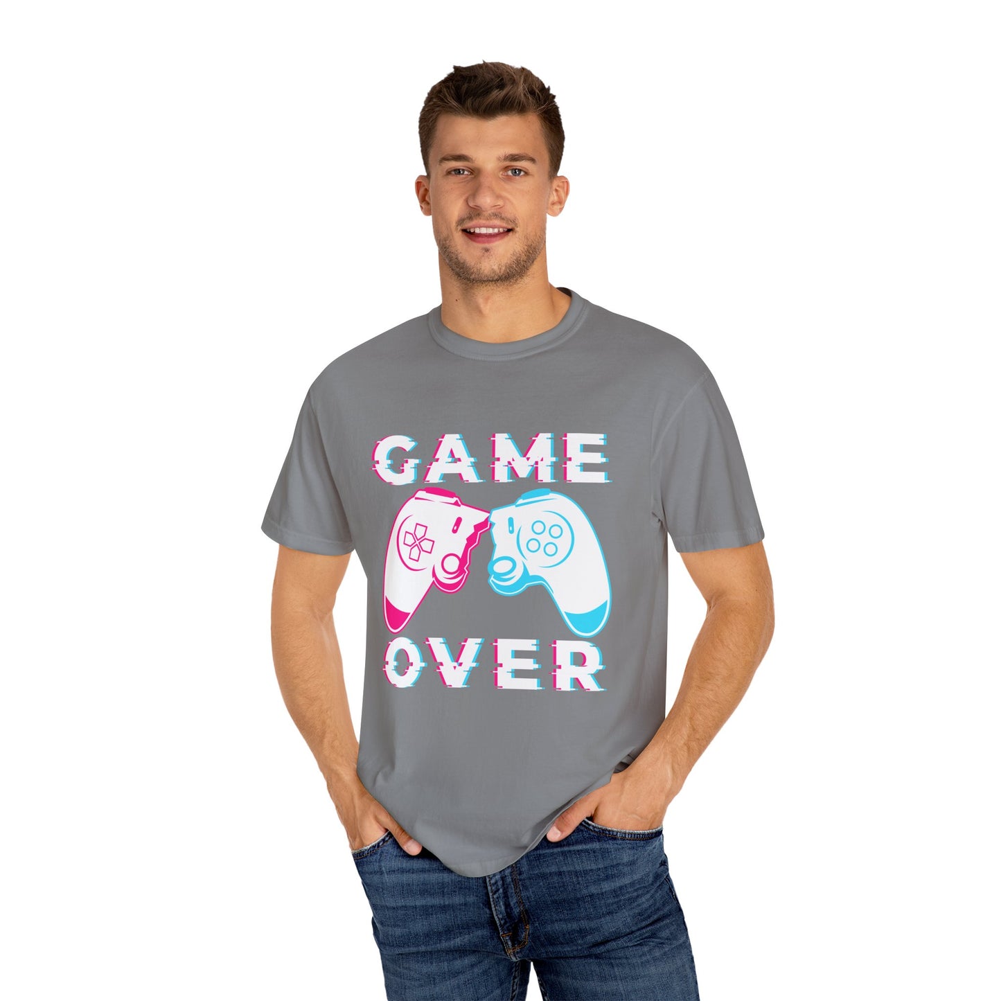 Gamer Over – Pixelated Controller T-shirt