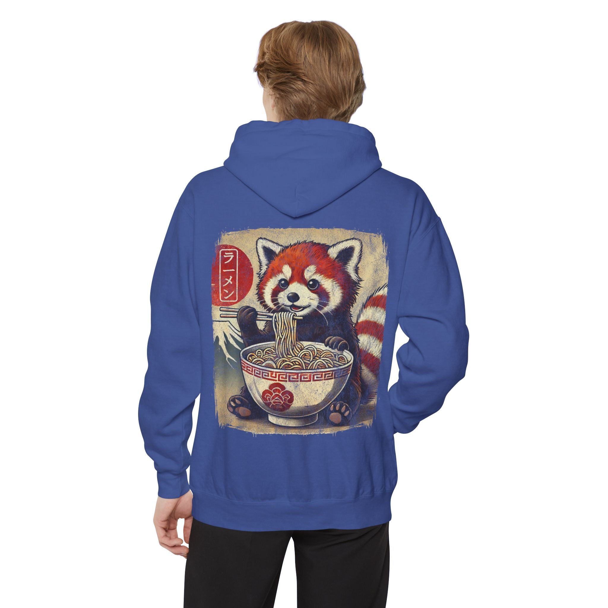 Japanese Anime Red Panda Ramen Hoodie