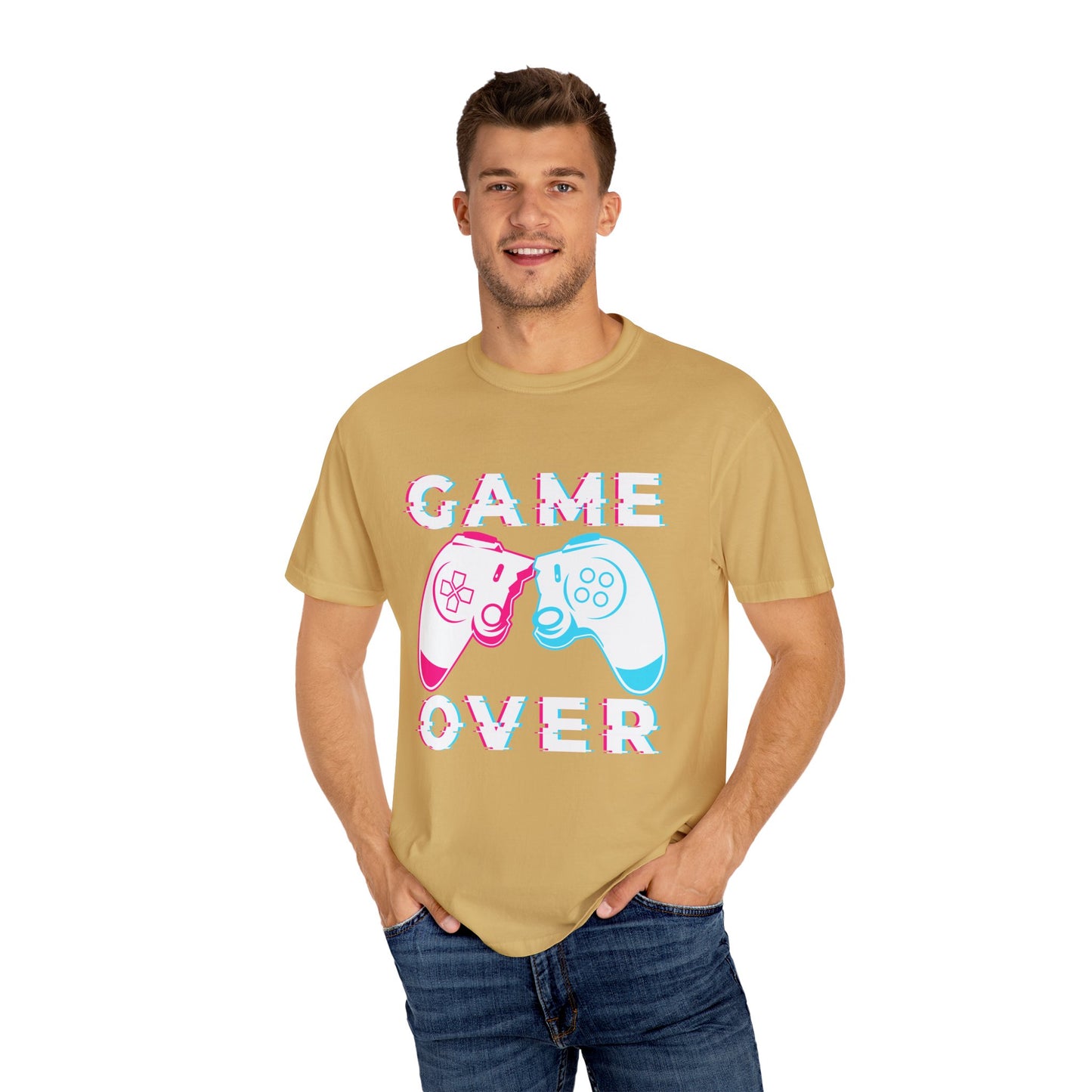 Gamer Over – Pixelated Controller T-shirt