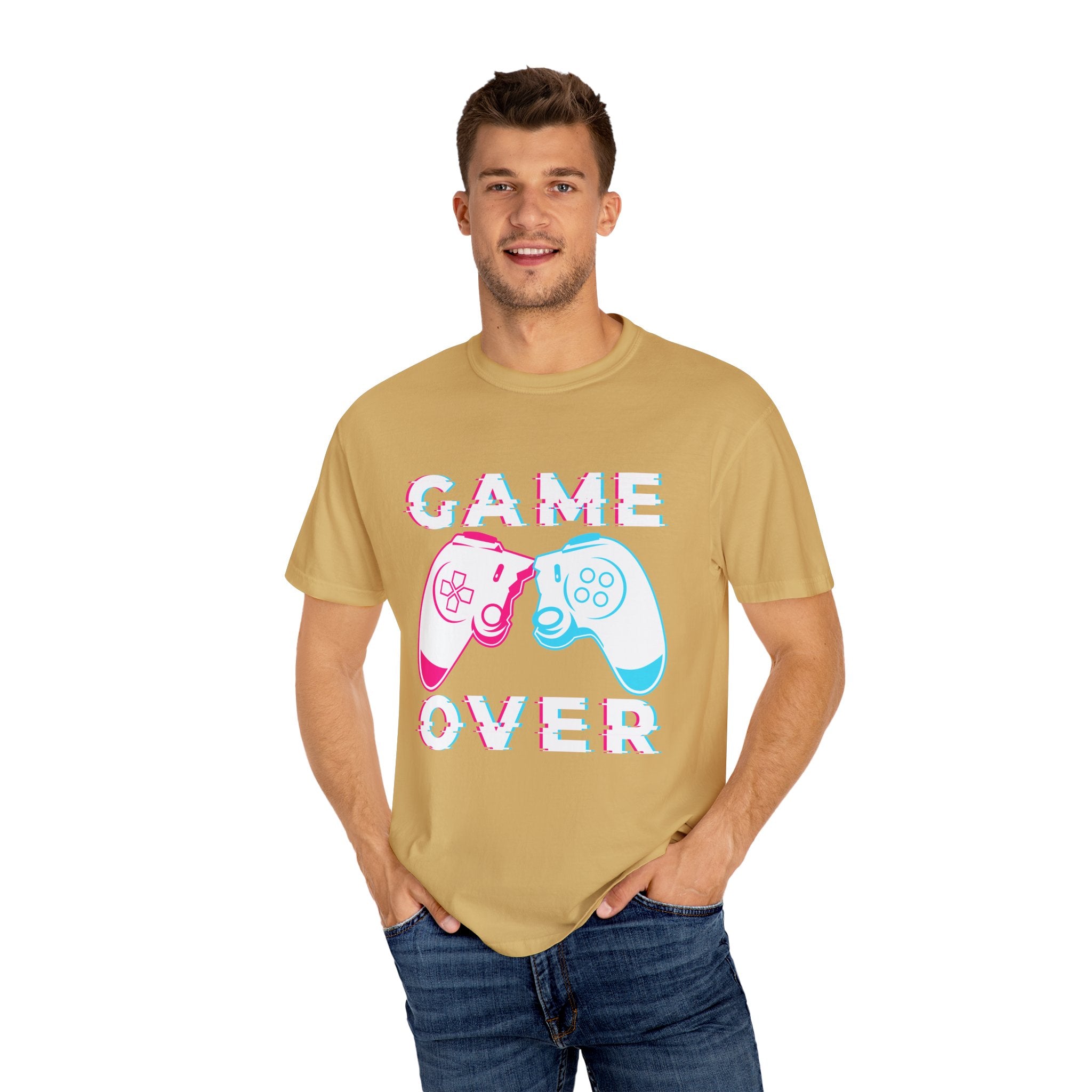Gamer Over – Pixelated Controller T-shirt