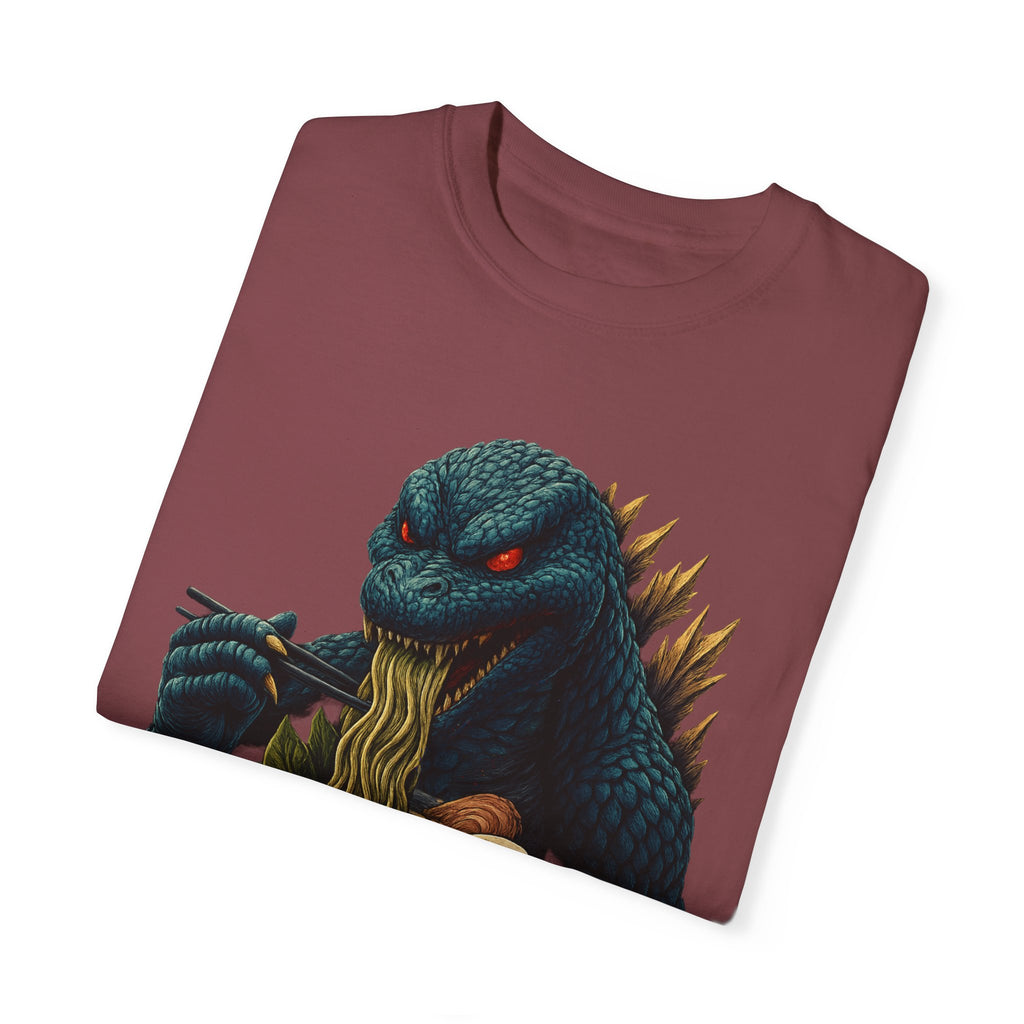 Kaiju Godzilla Eating Ramen T-shirt