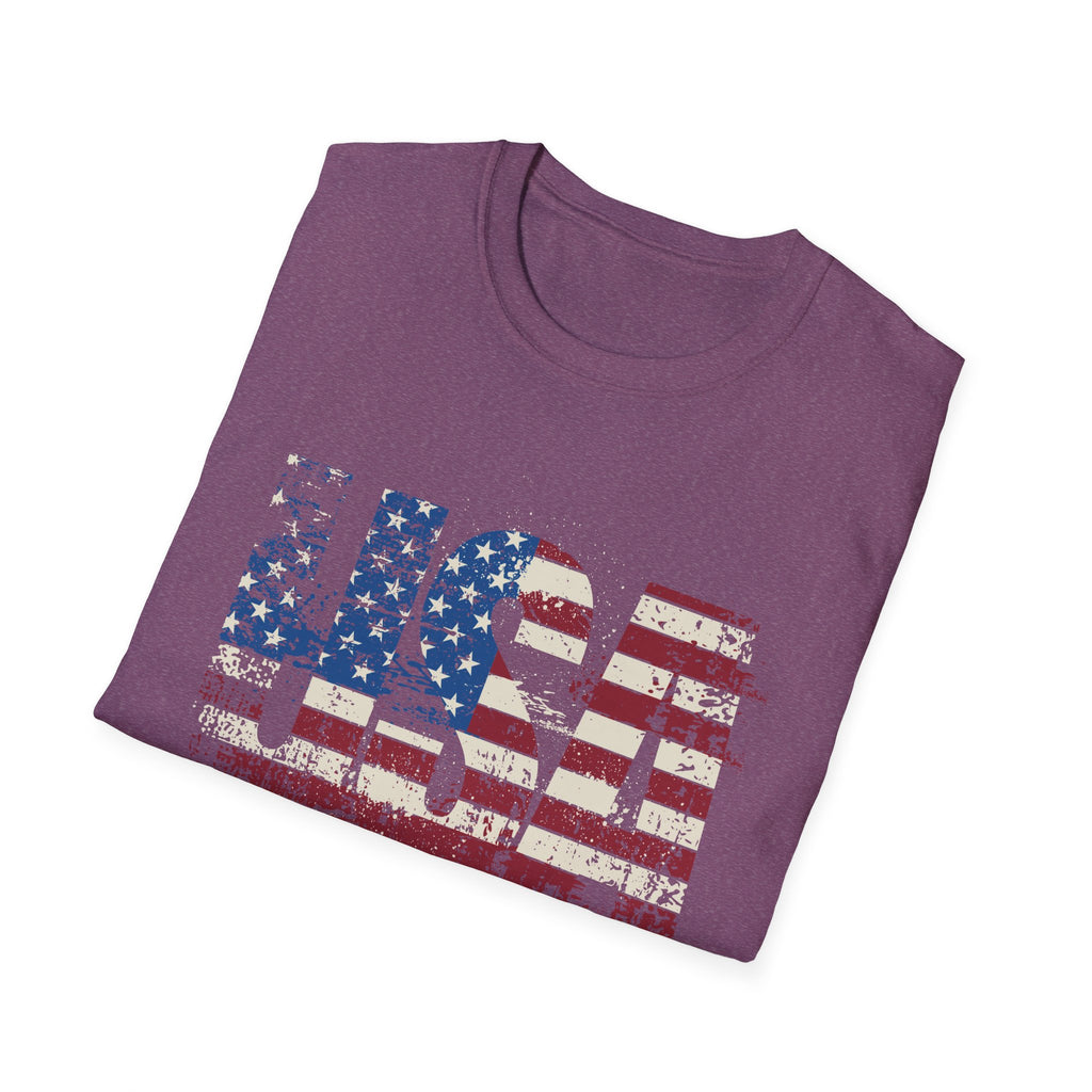 USA Pride US Flag Made in America 4th of July T-shirt