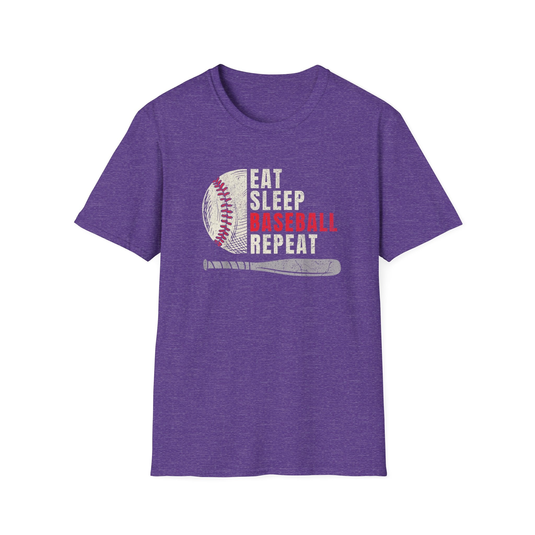 Eat Sleep Baseball Repeat – Funny Baseball T-Shirt