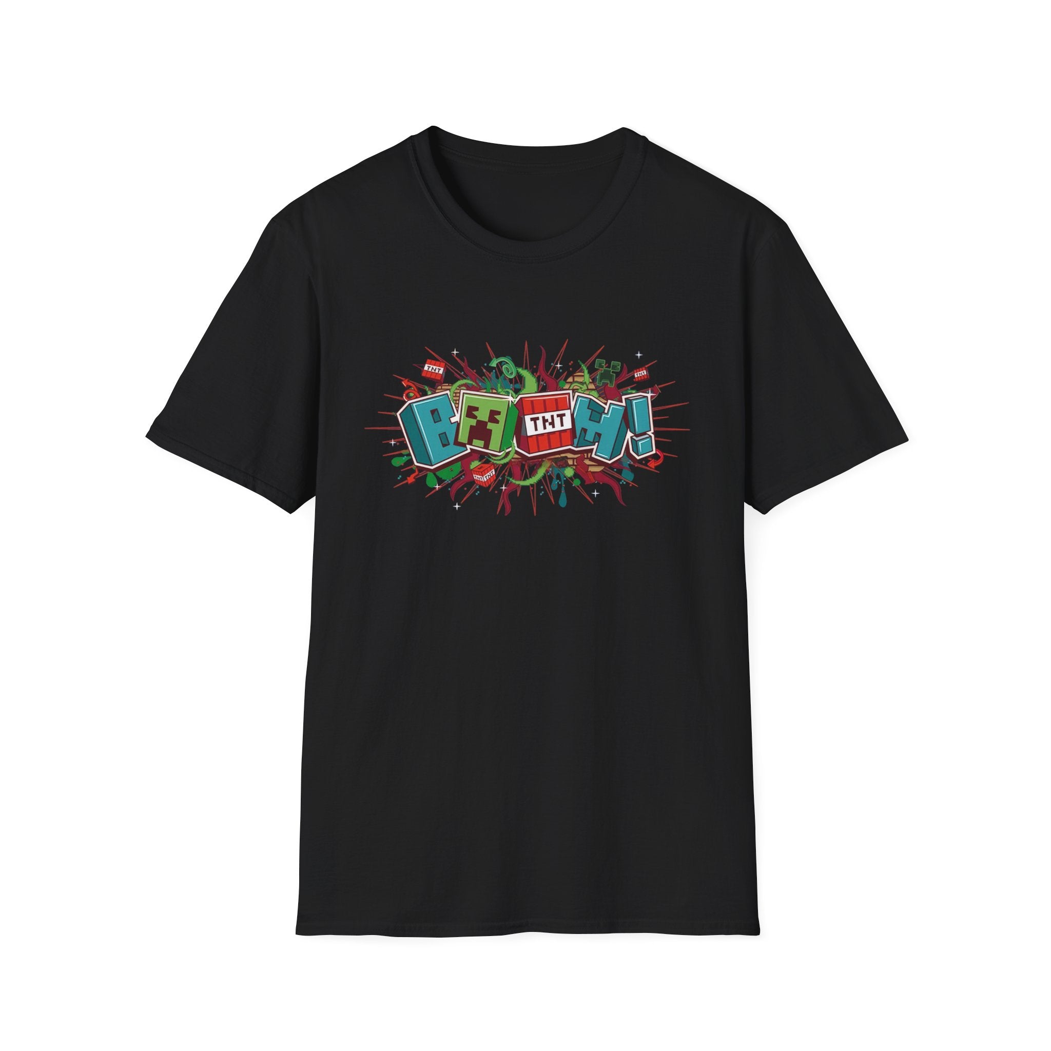 Funny Mining Gamer Pixel Boom Gaming Miner T-Shirt