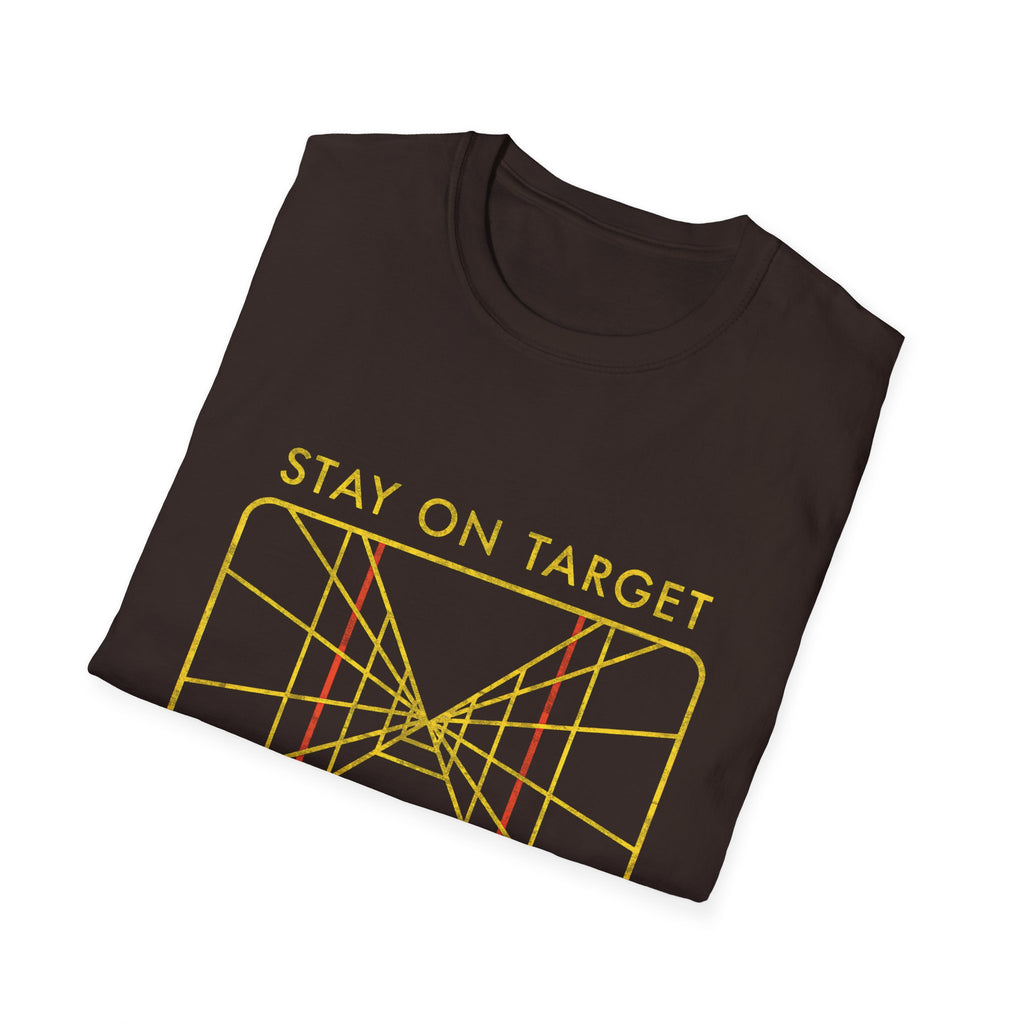 Funny Pop Culture Stay on Target Arcade Retro 80s T-shirt