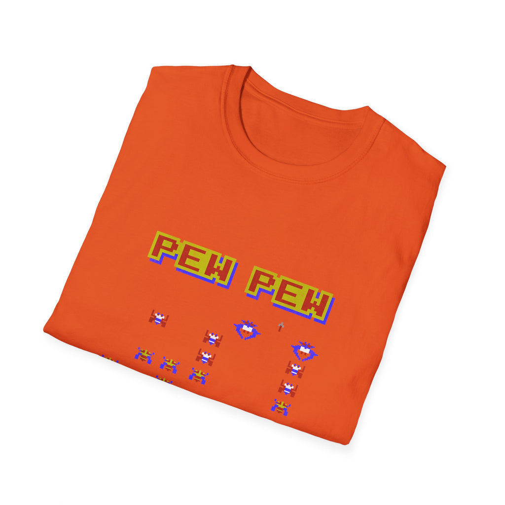 PEW PEW Retro Video Game Vintage Gaming Gamer T-Shirt