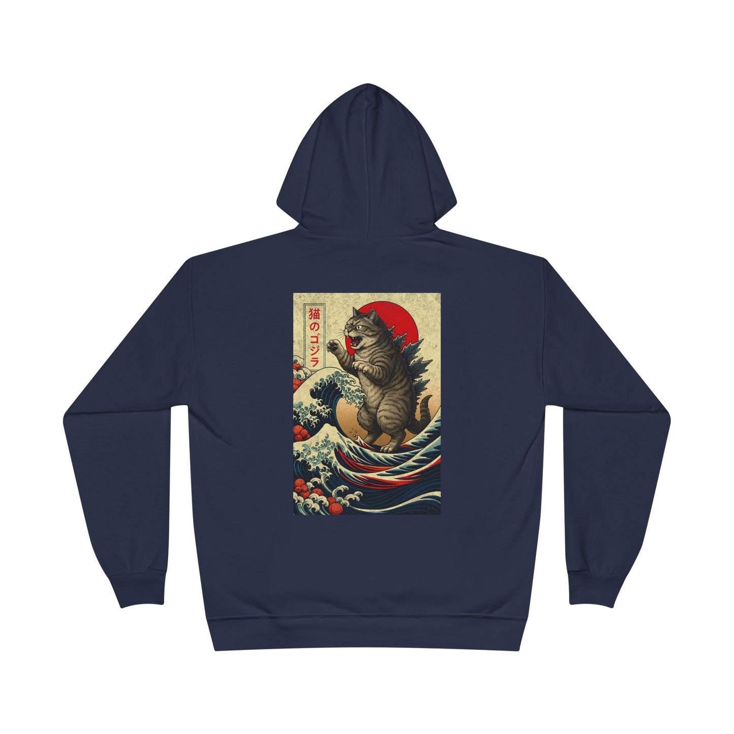 Kaiju Japan Streewear Catzilla Anime Godzilla Cat Hoodie