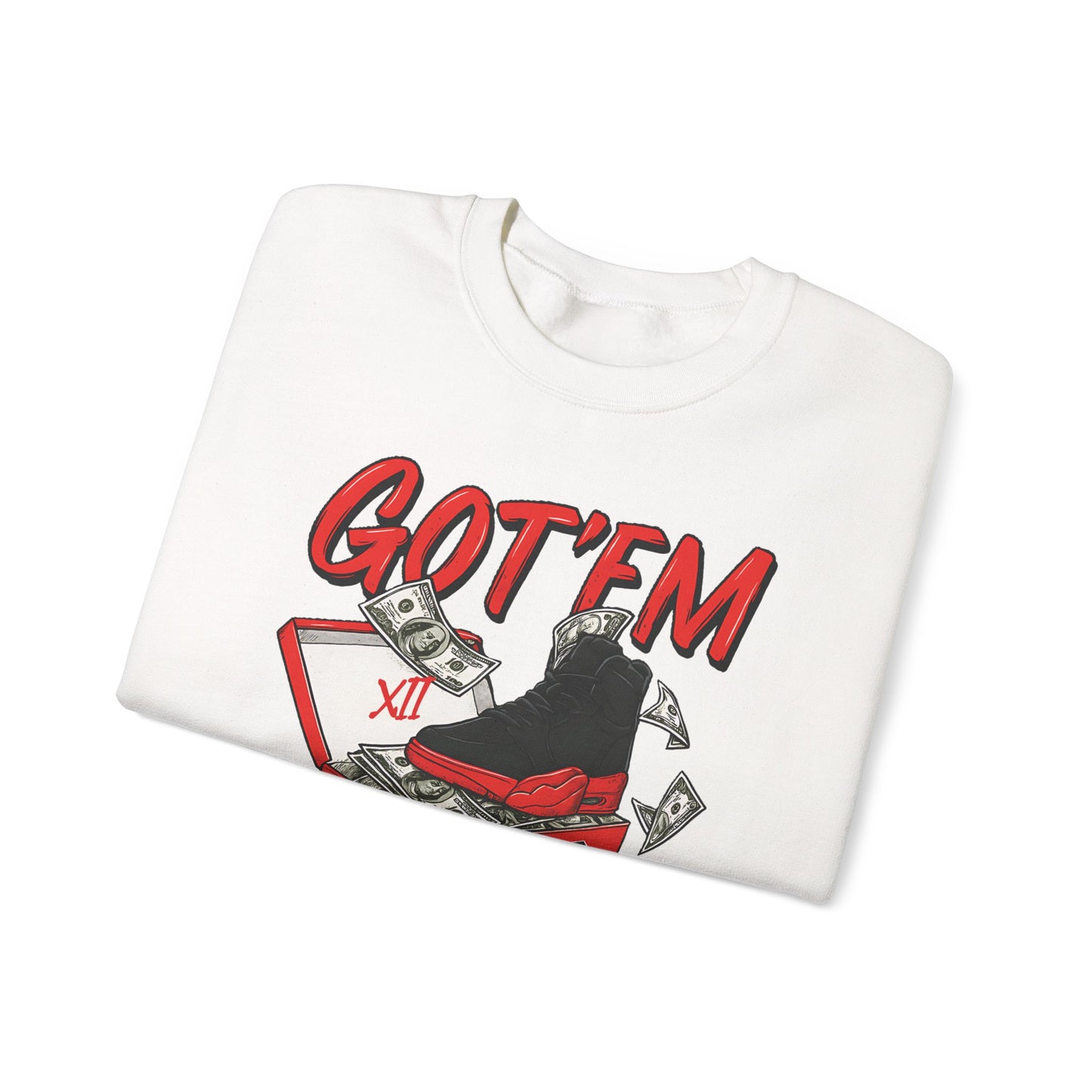 Streetwear Sneakerhead Match Jordan 12 Retro Flu Game Sweatshirt