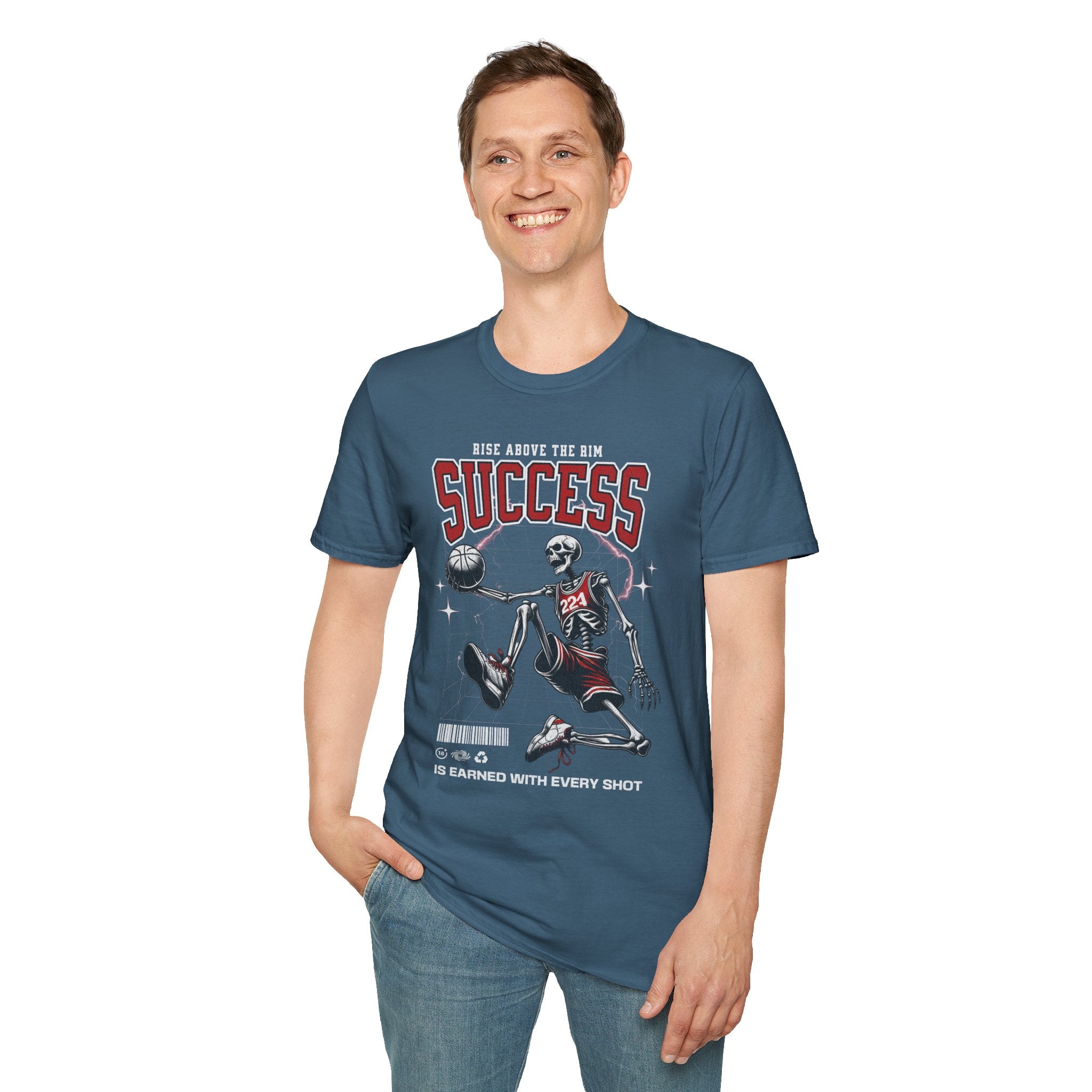 Rise Above the Rim Basketball T-Shirt