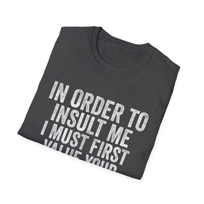 Joke Sarcastic Tee Hilarious Adult Graphic T-shirts