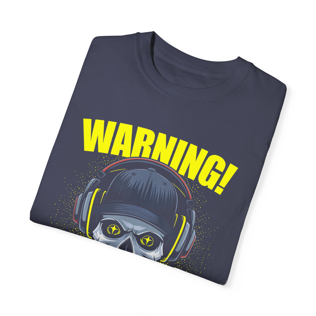 Warning: May Yell at Video Games Gamer T-shirt