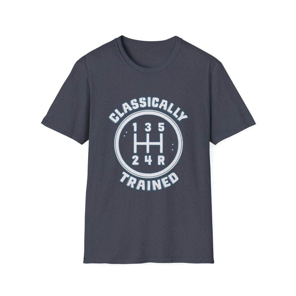 Classically Trained Stick Shift Hot Rod Gearhead Vintage Car T-Shirt