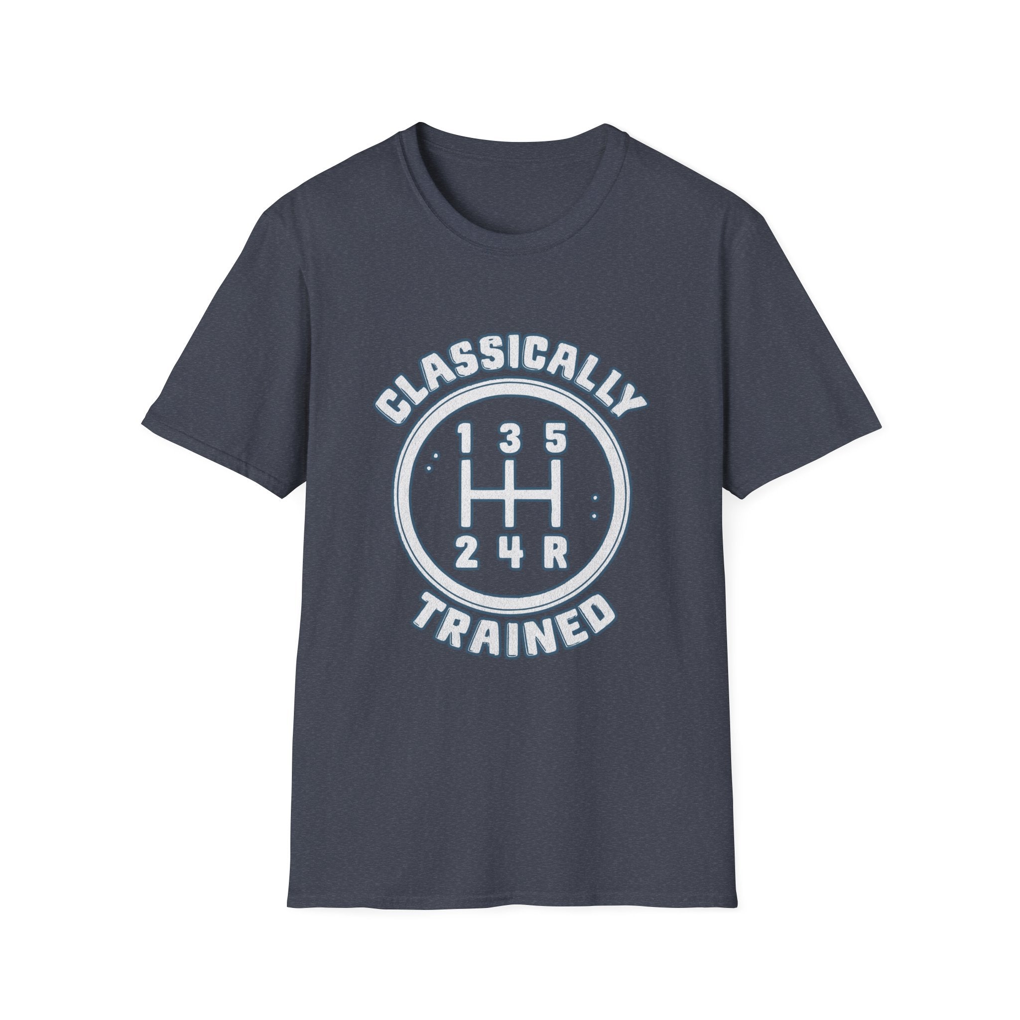 Classically Trained Stick Shift Hot Rod Gearhead Vintage Car T-Shirt