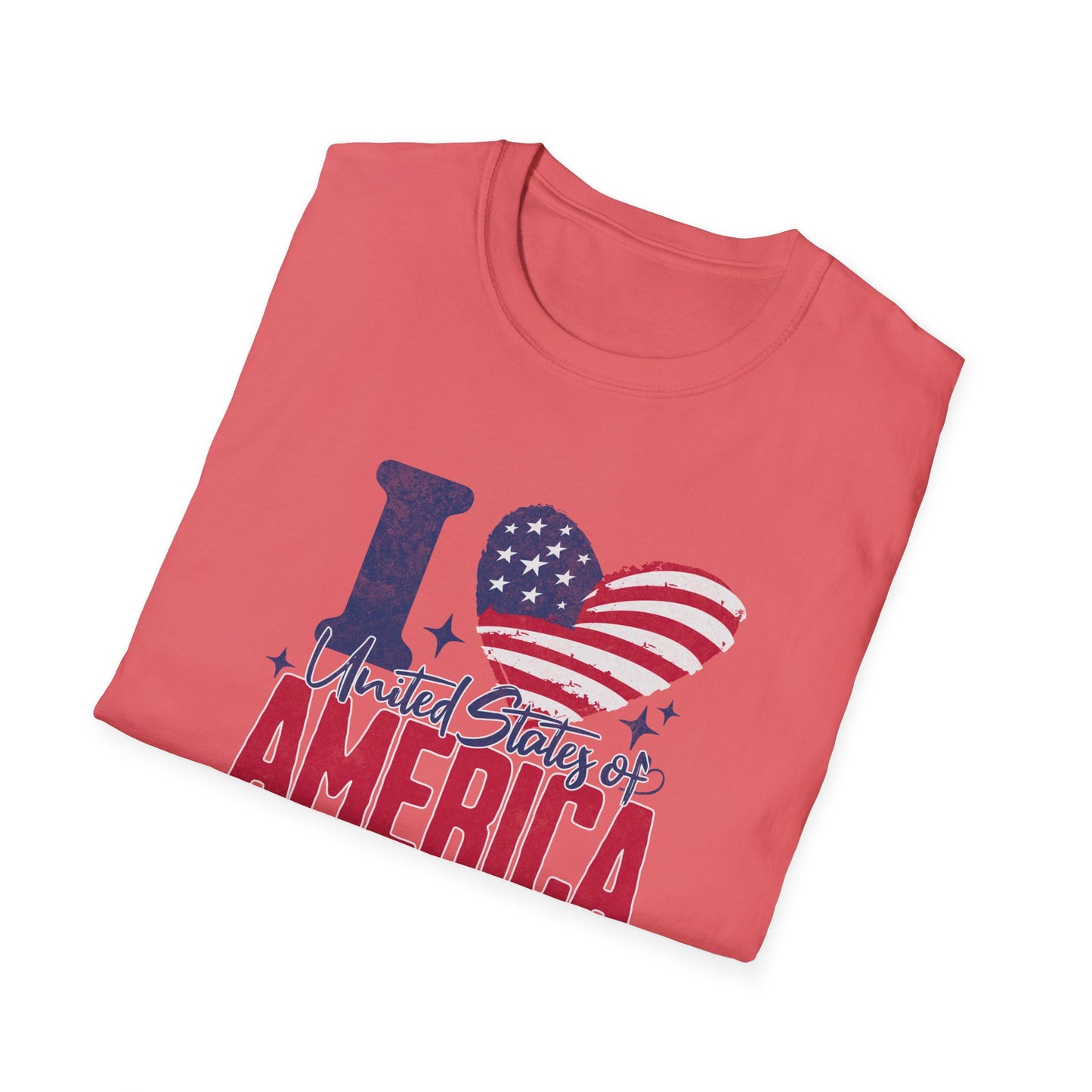 I Love United States of America 4th of July T-Shirt