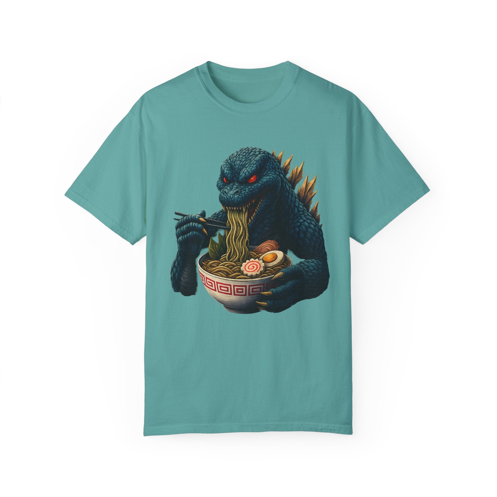 Kaiju Godzilla Eating Ramen T-shirt