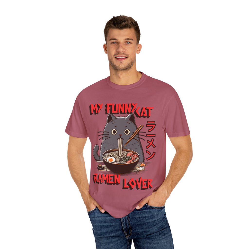 My Funny Cat Ramen Anime Lover T-shirt