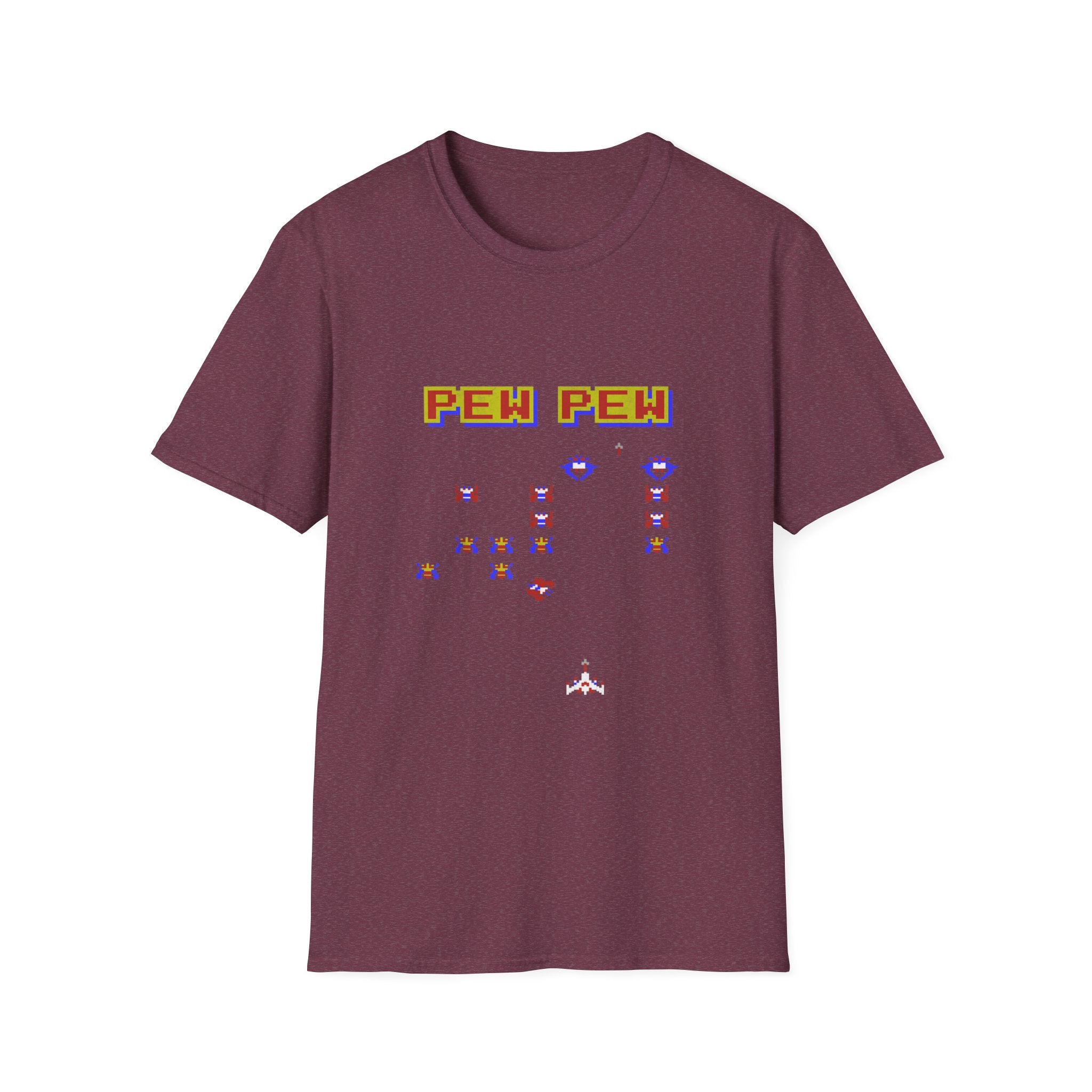 PEW PEW Retro Video Game Vintage Gaming Gamer T-Shirt