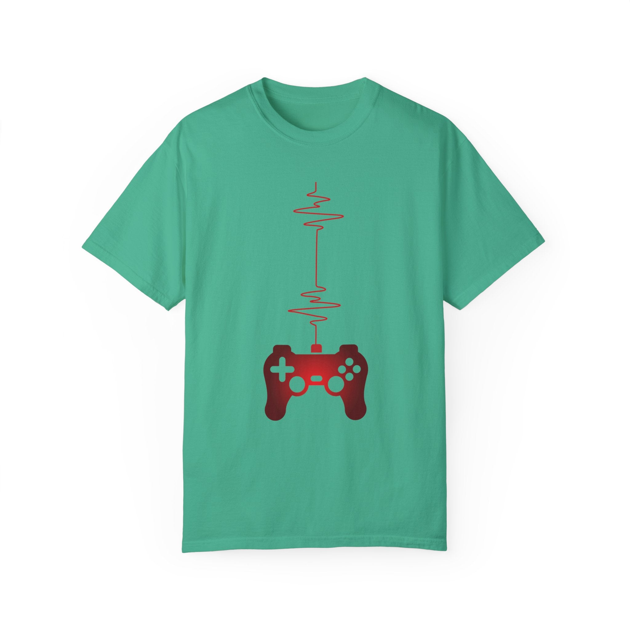 I Love Gaming Heartbeat Gamer T-shirt