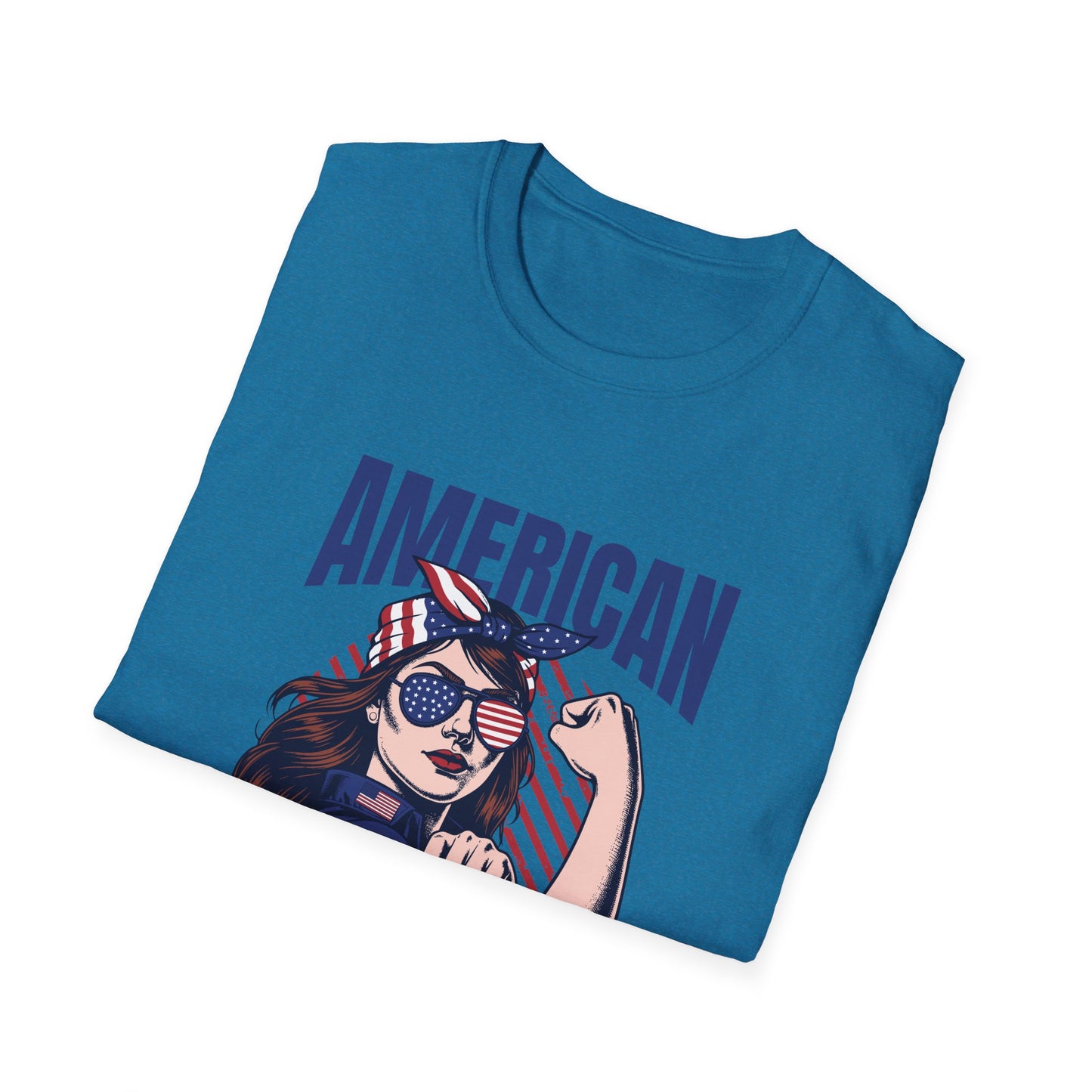 American Empowered Woman 4th of July Gifts Women's T-shirt