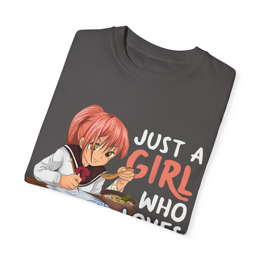 Just a Girl Who Loves Anime, Ramen & Sketching  Anime T-shirt