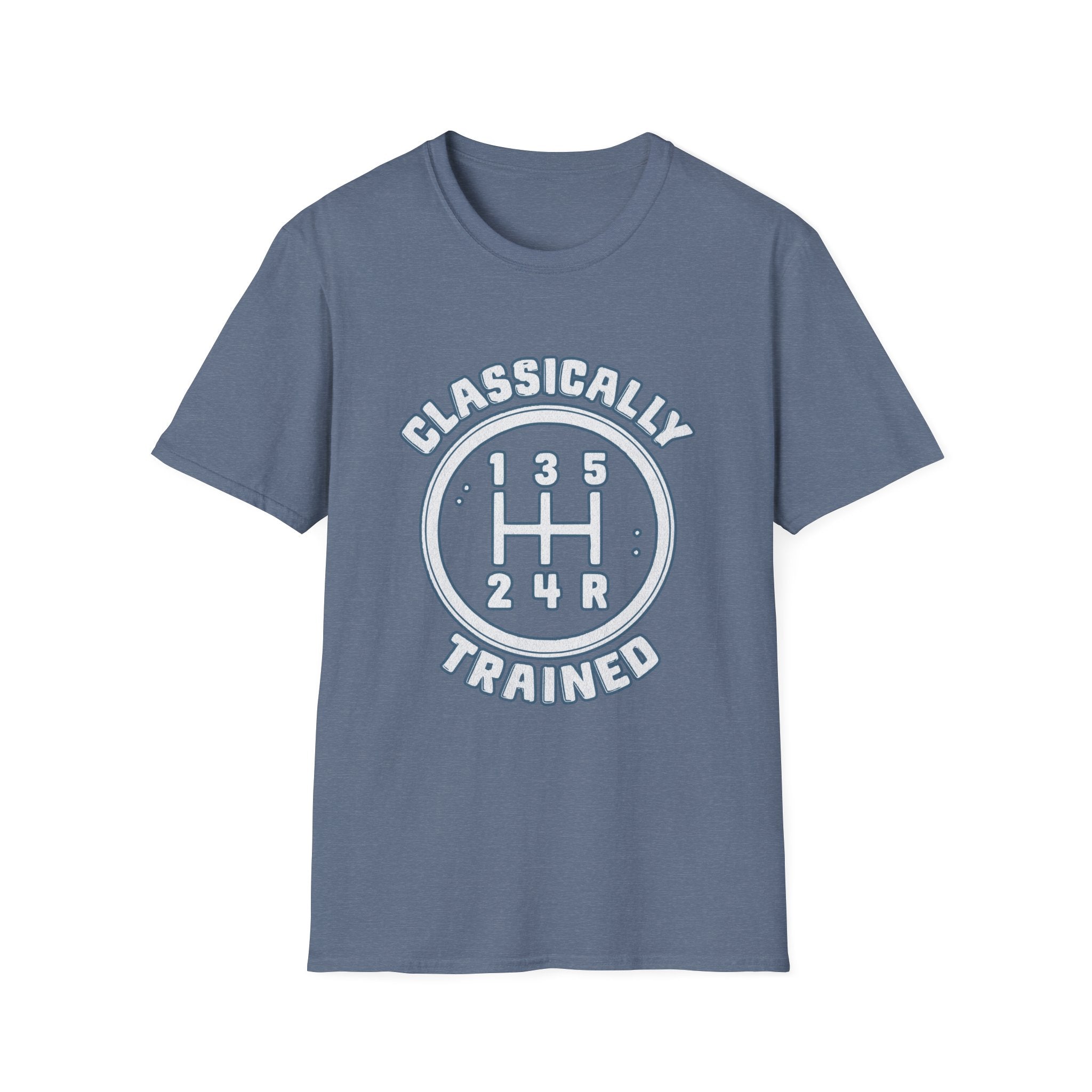 Classically Trained Stick Shift Hot Rod Gearhead Vintage Car T-Shirt