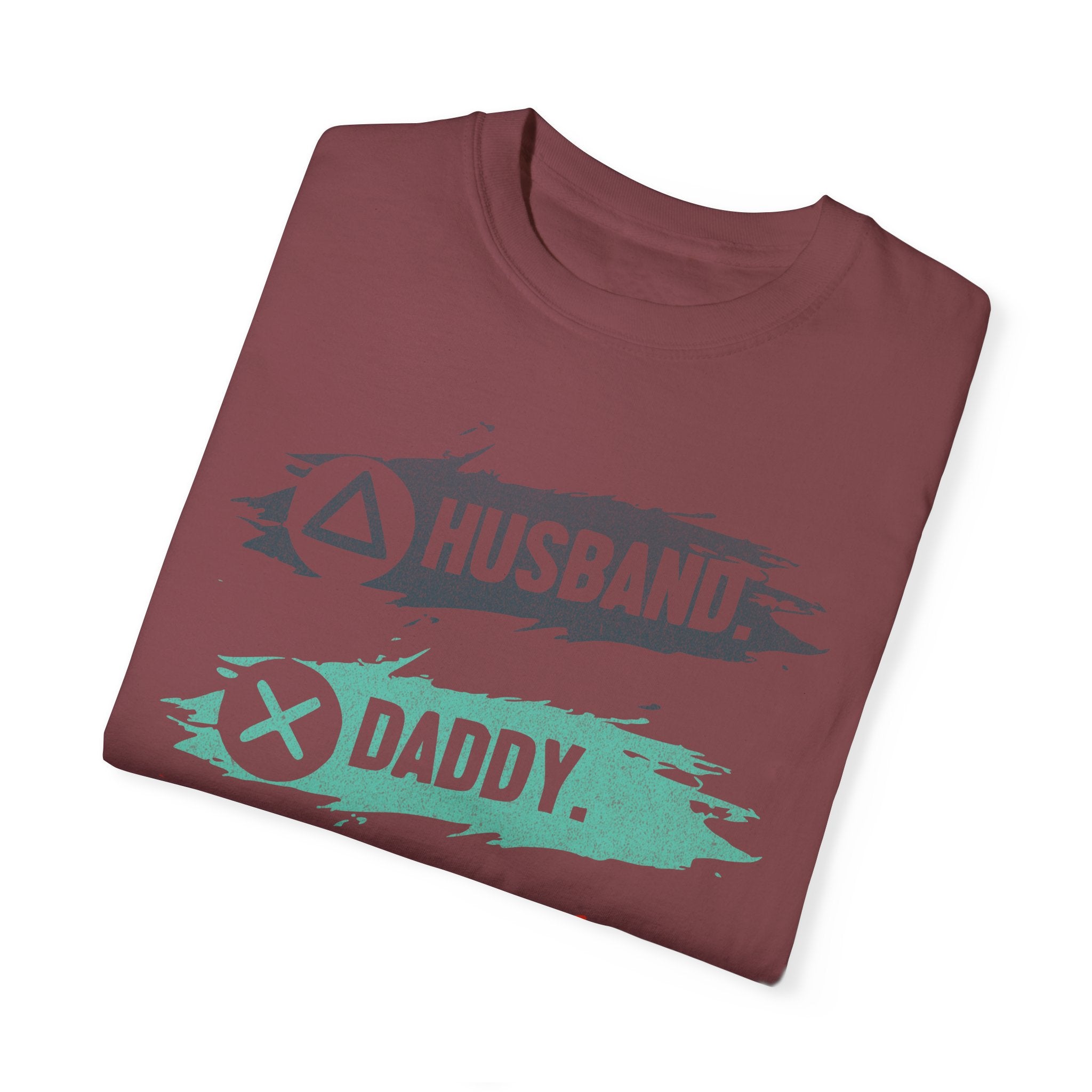 Husband Daddy Gamer Hero Funny Dad Gamer T-shirt