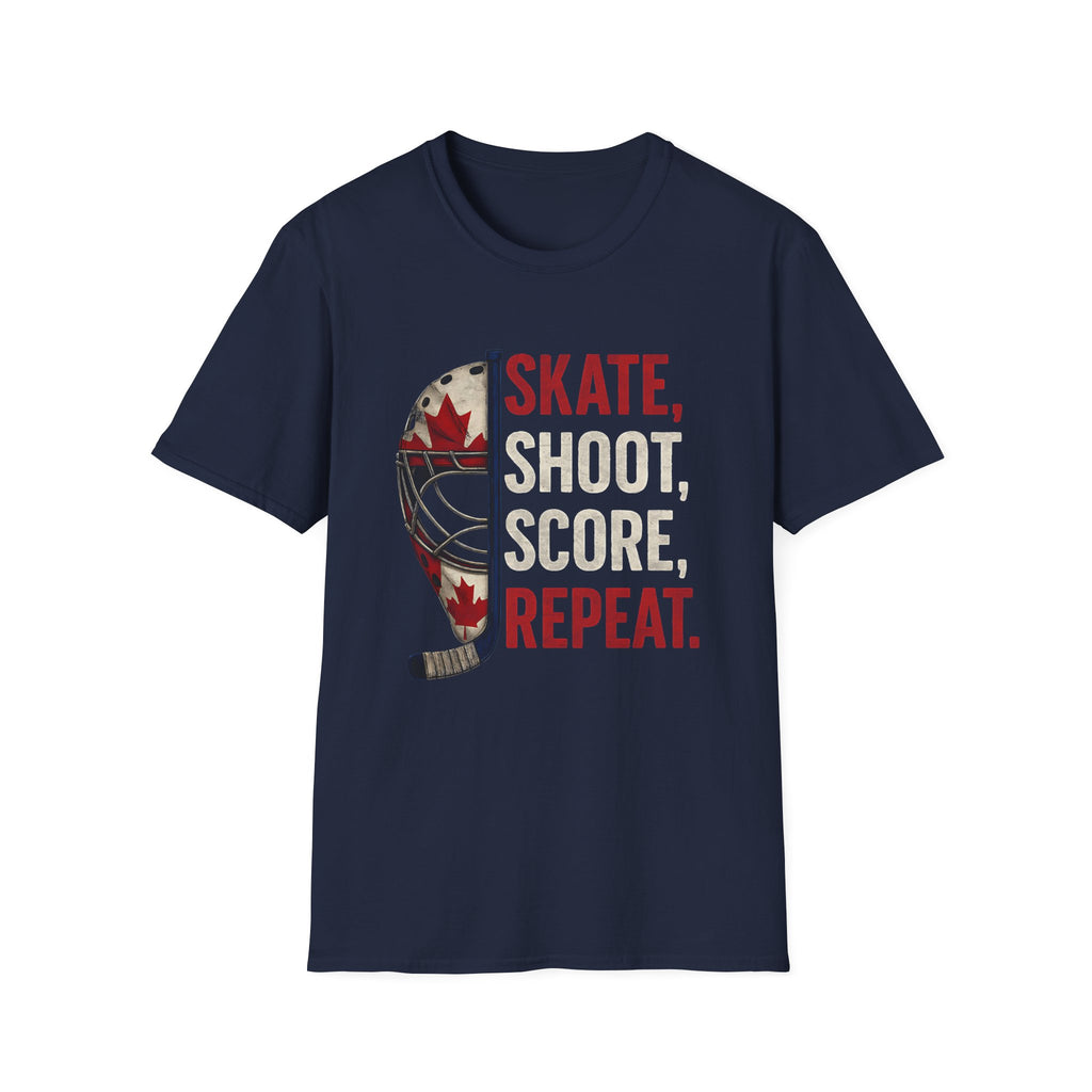 Hockey Skate Shoot Score Hockey Canada T-Shirt