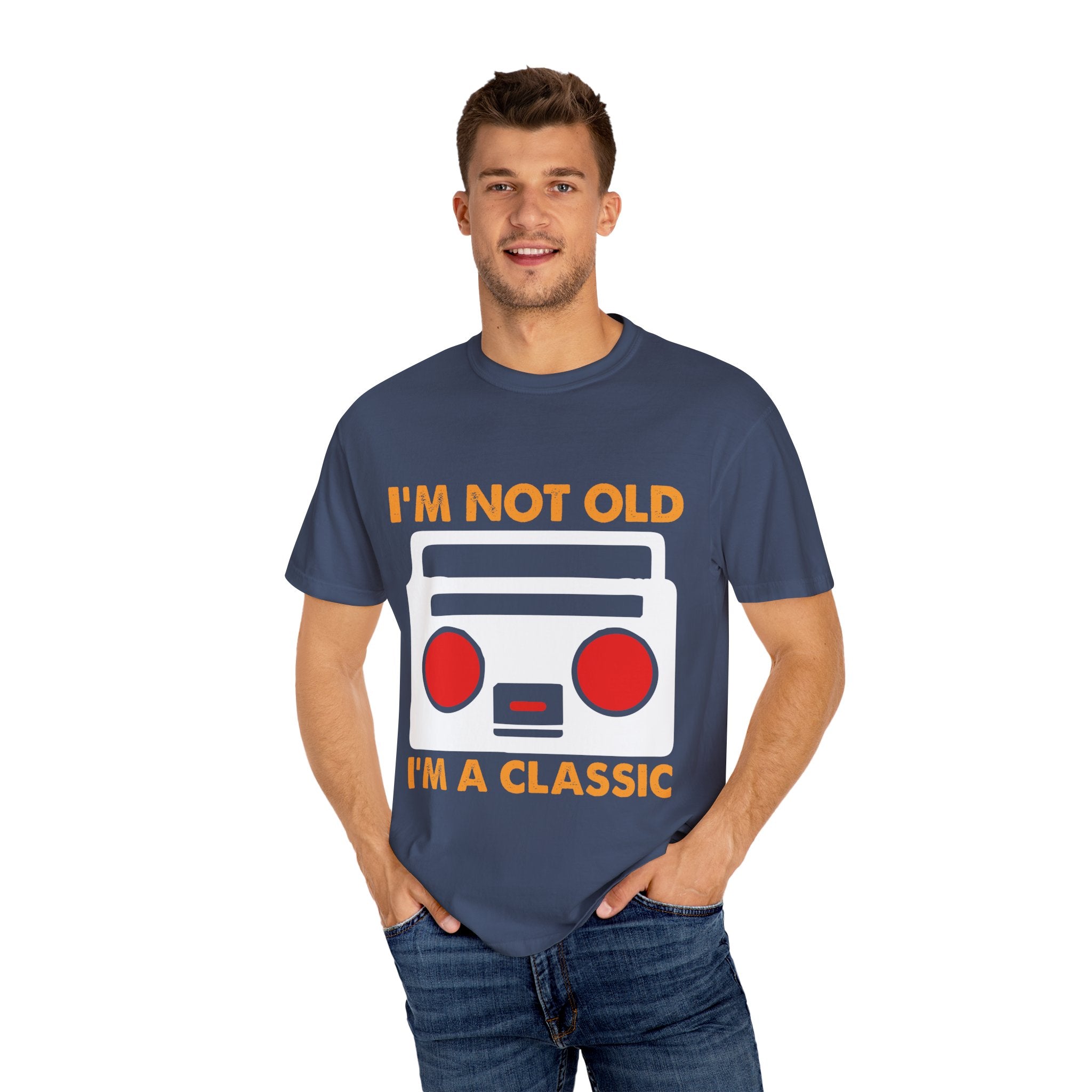 I'm Not Old, I'm a Classic – Retro Music Boombox T-shirt
