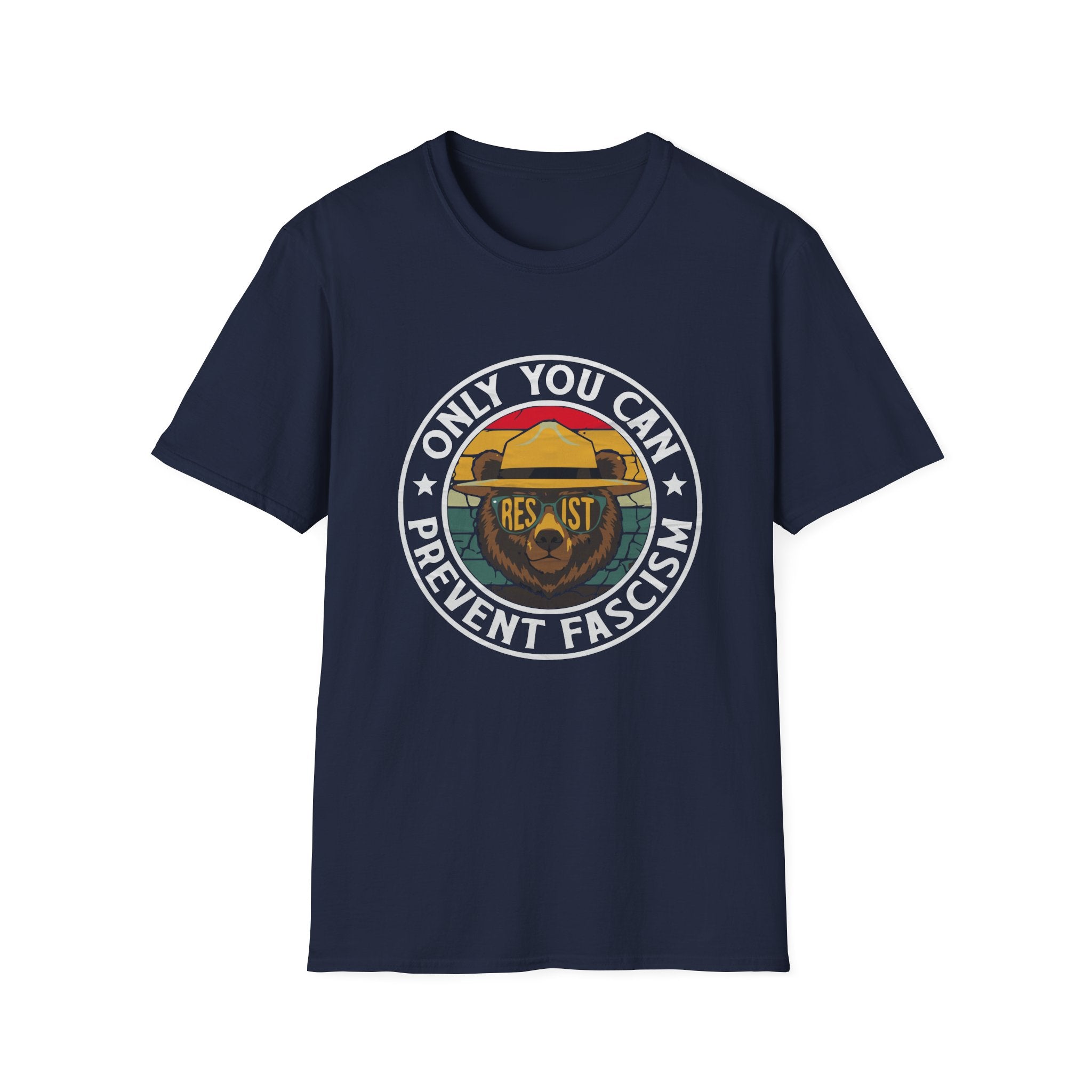 Only You Can Prevent Fascism Funny Resist USA Democracy T-Shirt