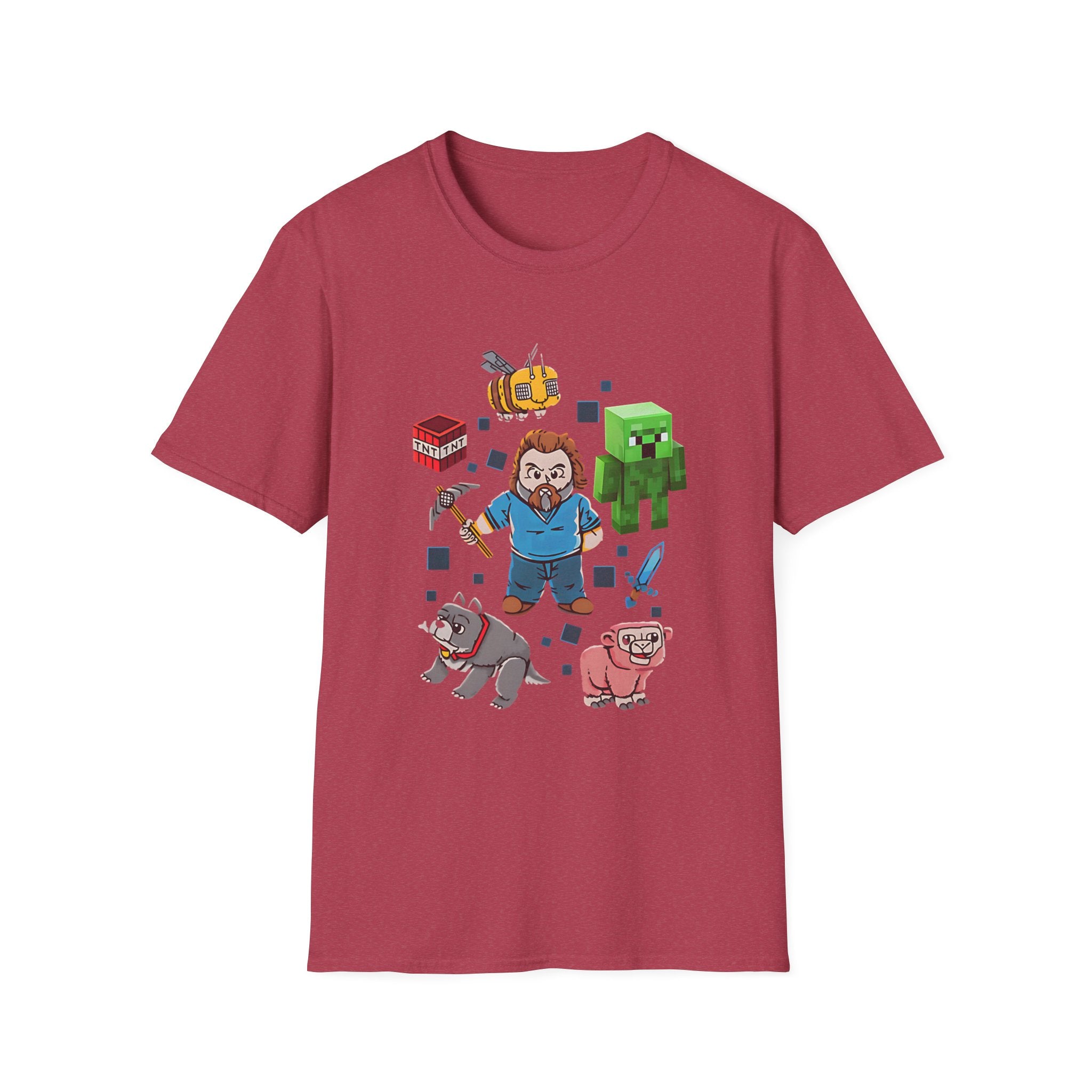 Pop Culture Mining & Crafting Funny Gaming T-Shirt