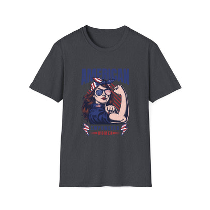 American Empowered Woman 4th of July Gifts Women's T-shirt